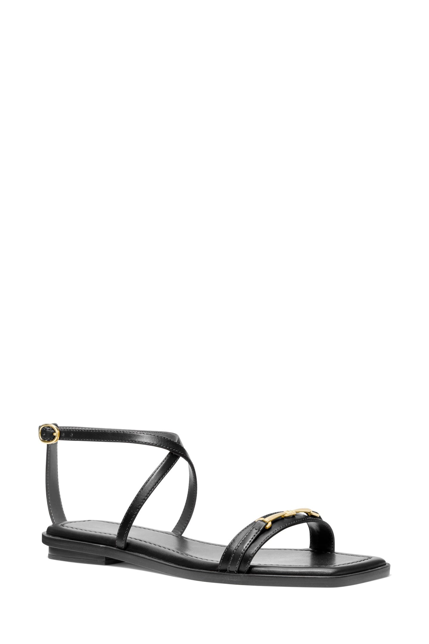 LENA FLAT SANDAL BLACK 2