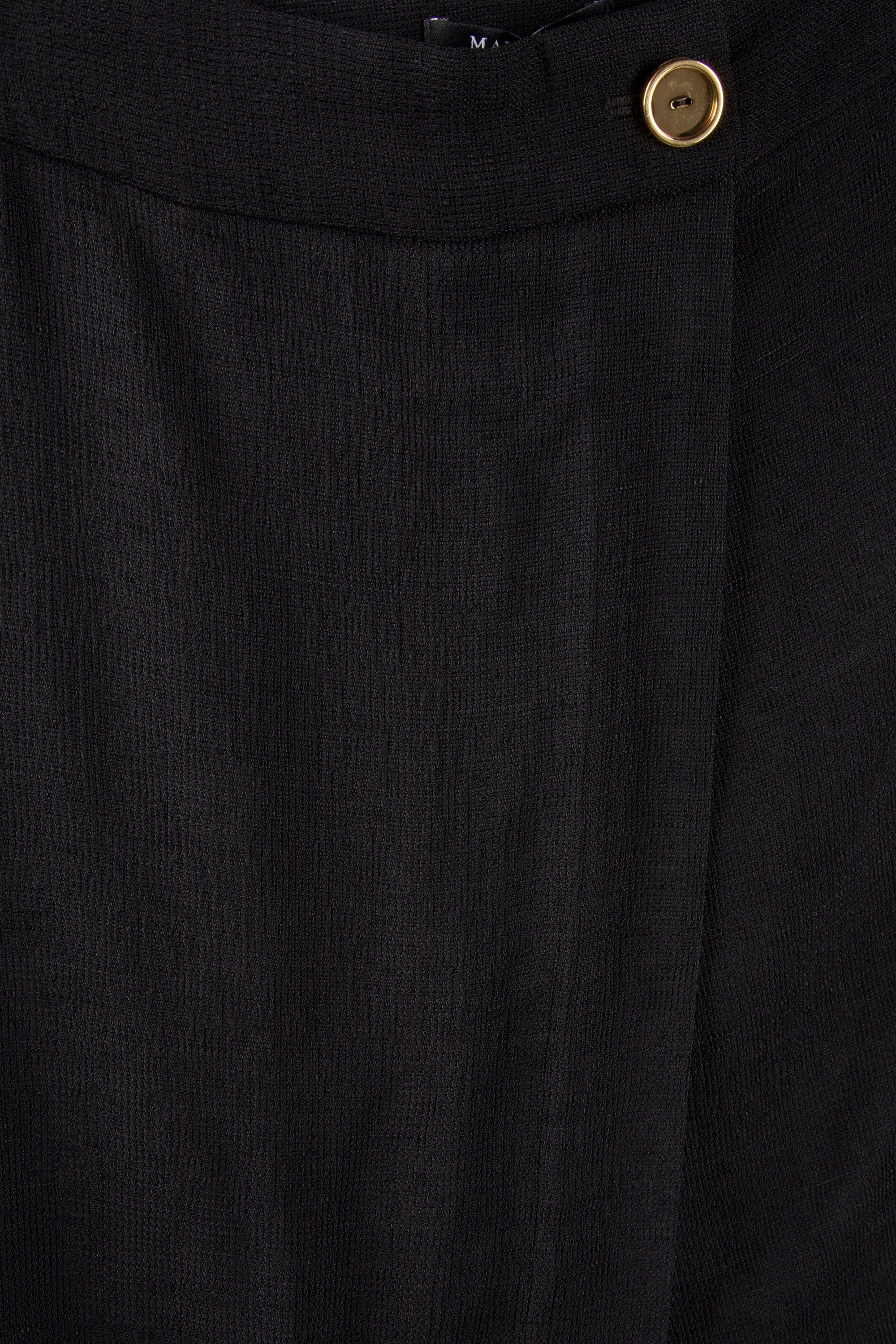 ARIANA OVERLAP TAPER JET BLACK A996 4