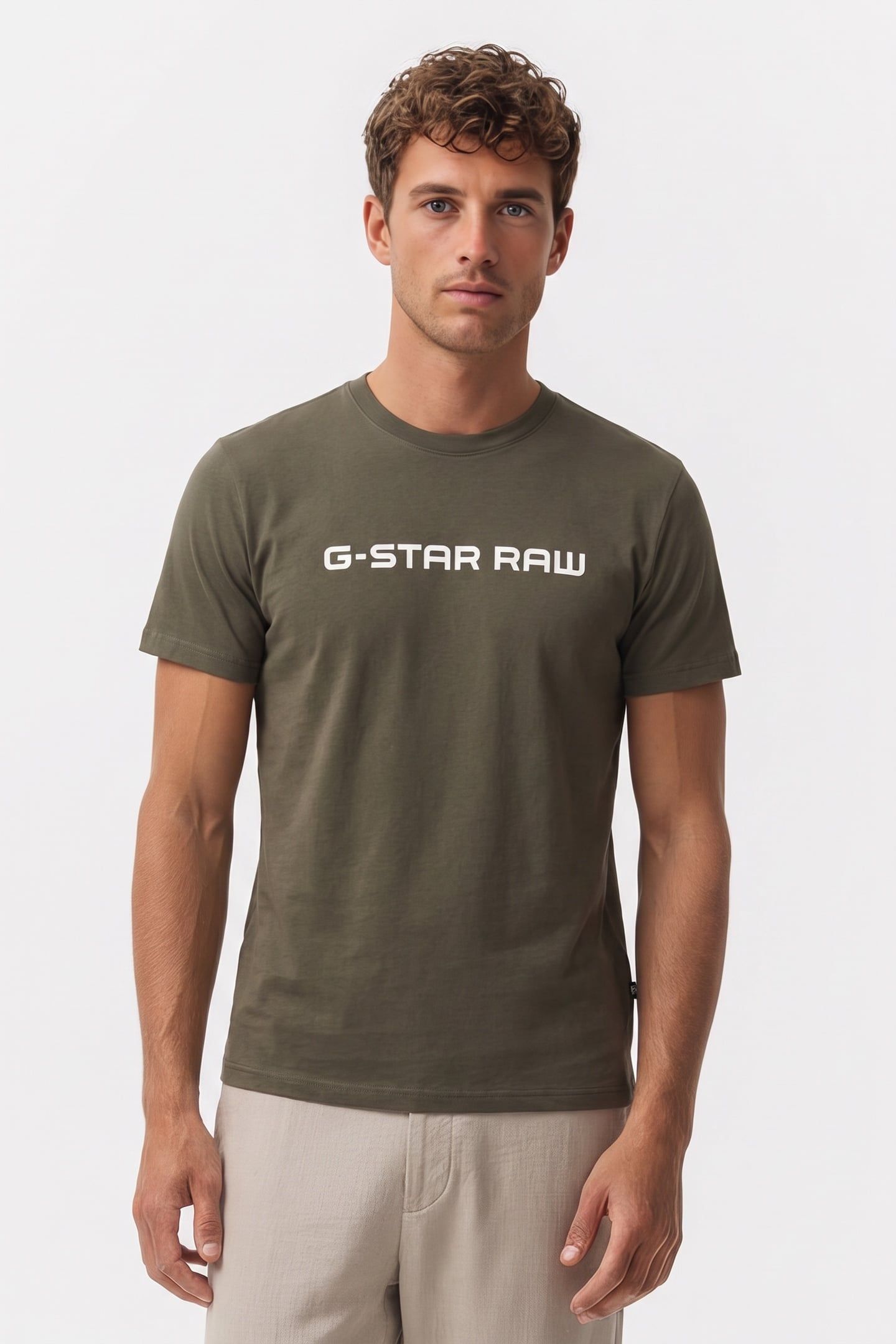 G-STAR RAW SLIM T-SHIRT ASFALT 1