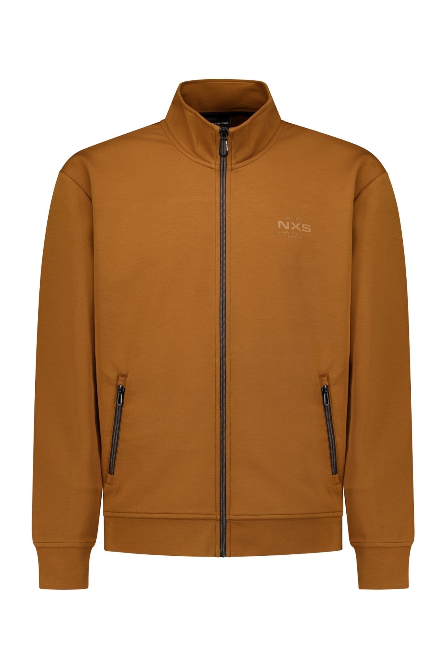 SWEATER FULL ZIP CARAMEL 4