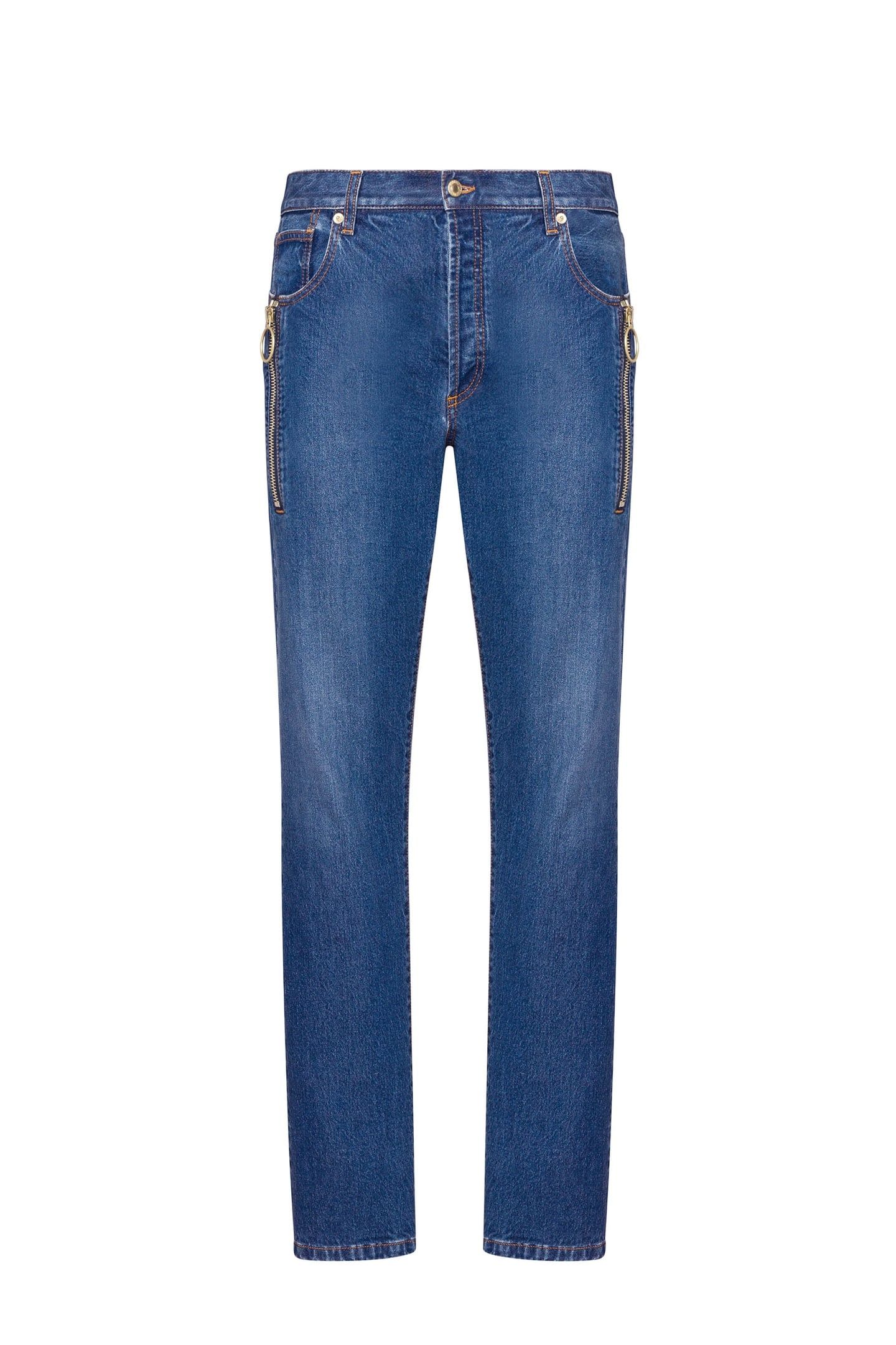 DOUBLE SMILEY® LOGO DENIM TROUSERS BLUE 3