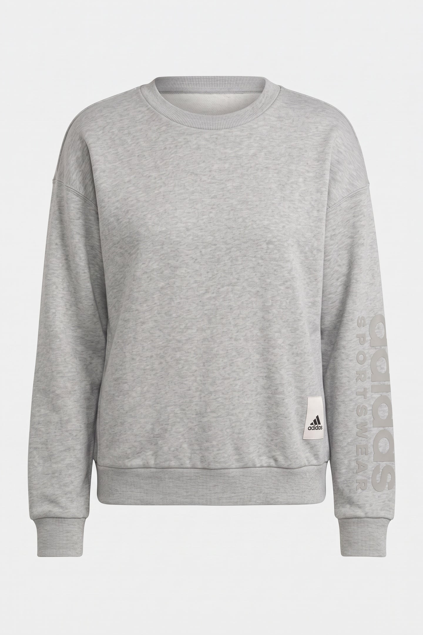 UNISEX SPORTSWEAR LOUNGE FLEECE SWEATSHIRT MEDIUM GREY HEATH 5