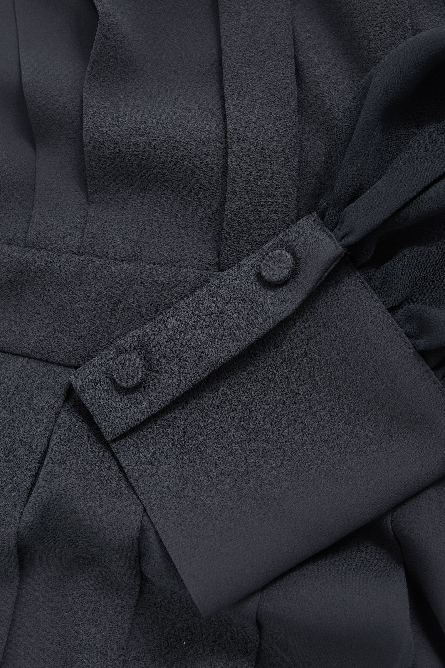 PLEAT FLIPPY MINI DRESS NAVY 6