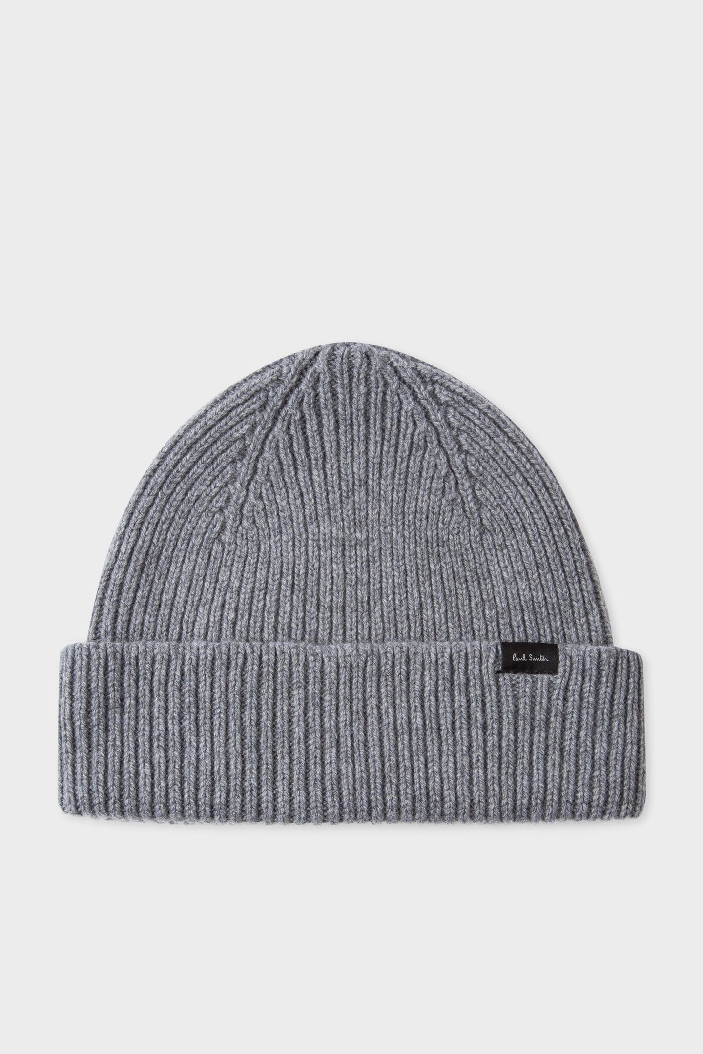 MEN HAT CASHMR BEANIE SLATE 1
