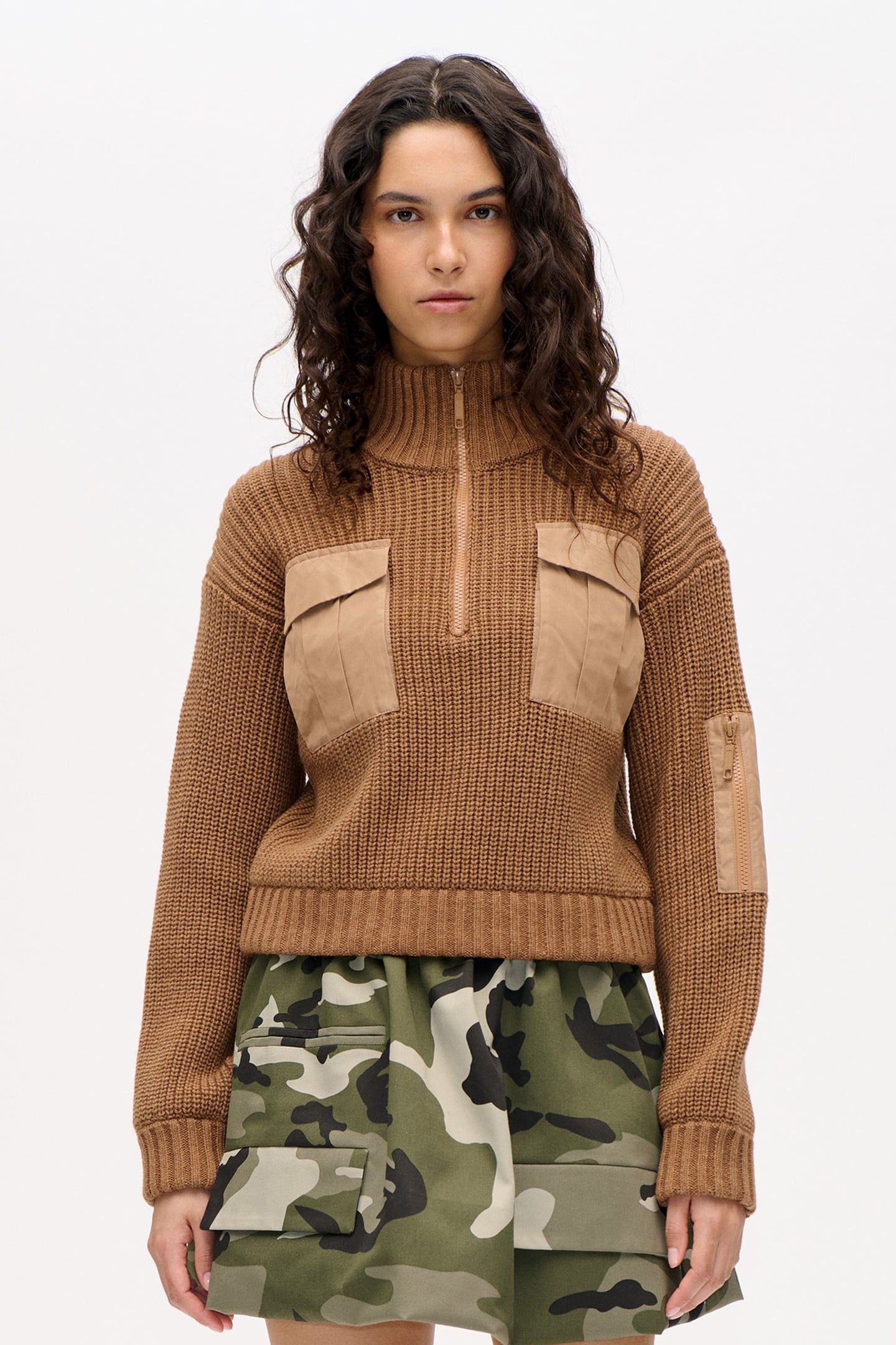 CLYDE SWEATER MOCHA CAMEL 2