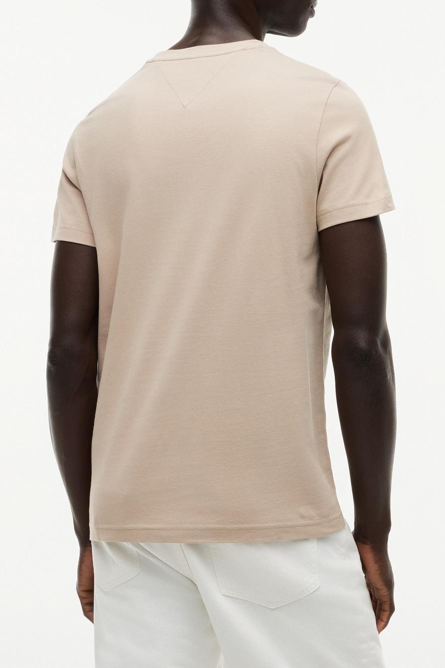 TOMMY LOGO TEE BATIQUE KHAKI 3