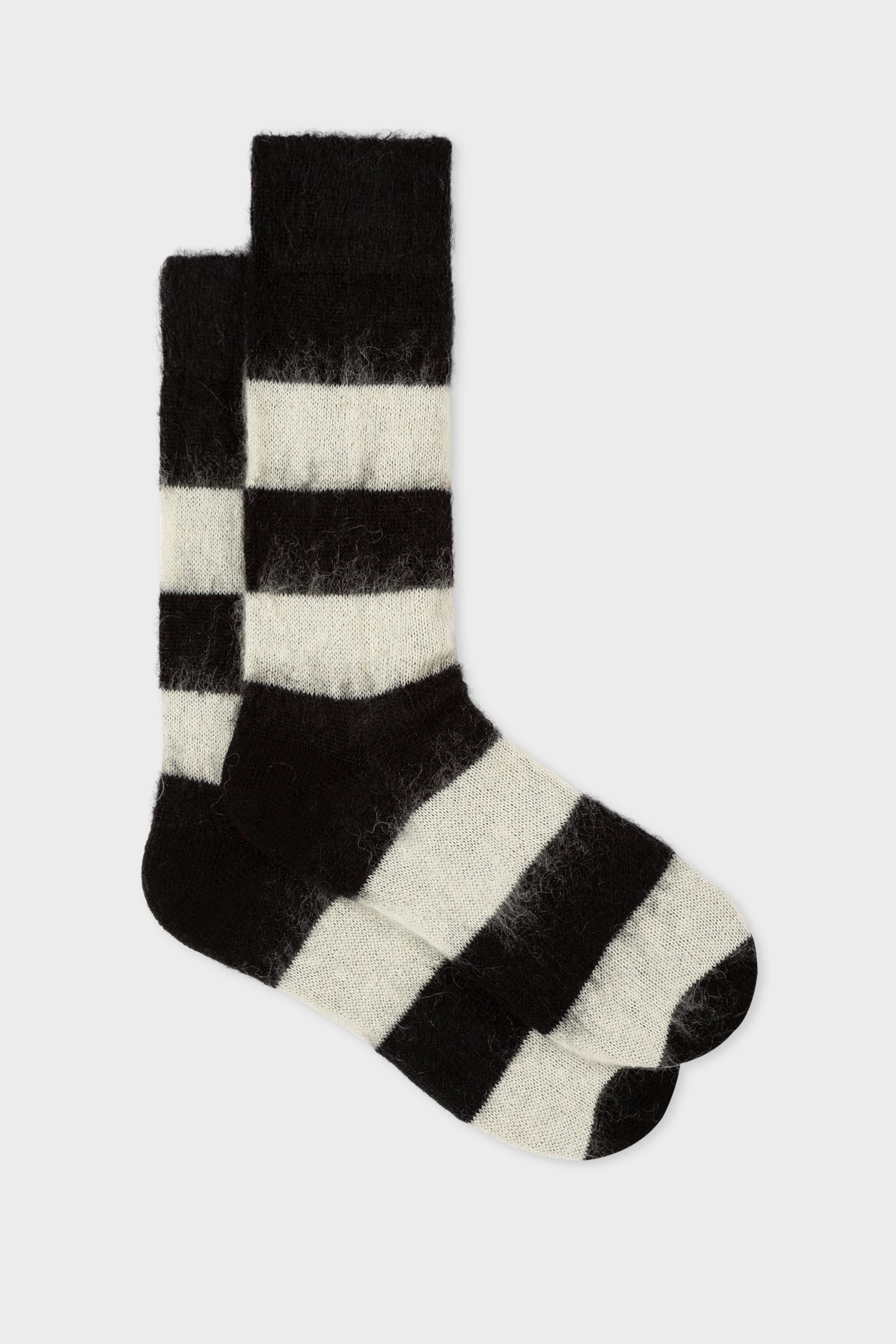 MEN SOCK TOX MOHAIR BLACK 3