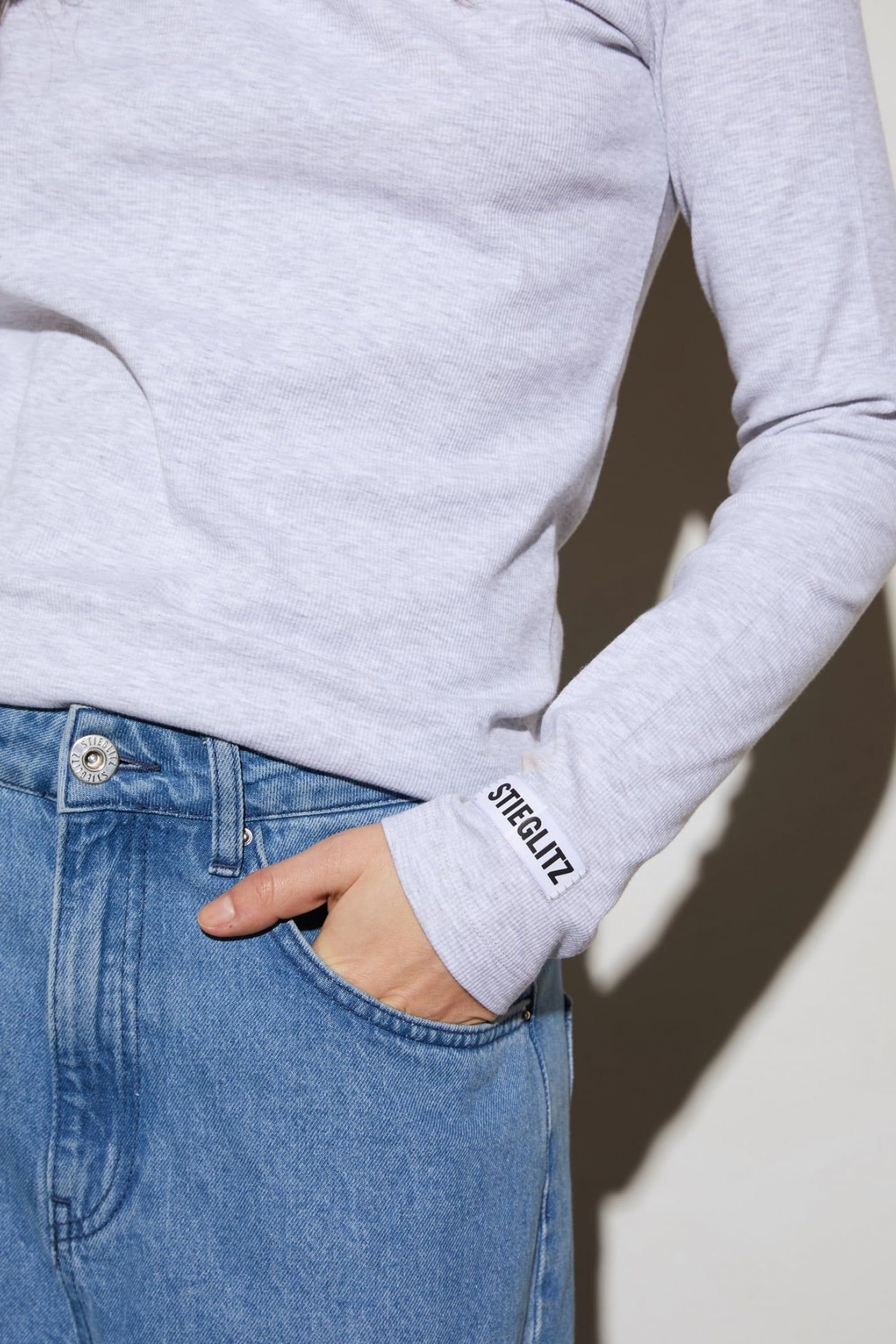 BASIC LONGSLEEVE MELANGE GREY 4
