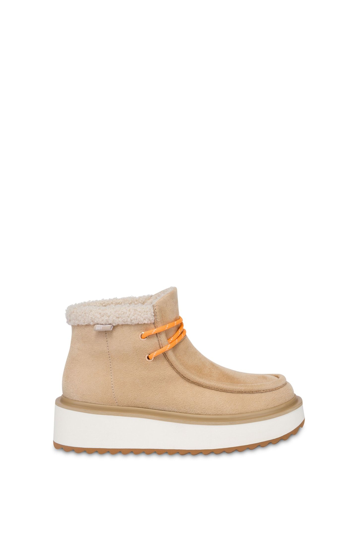 SOFT FABRIC ANKLE BOOTS BEIGE 1