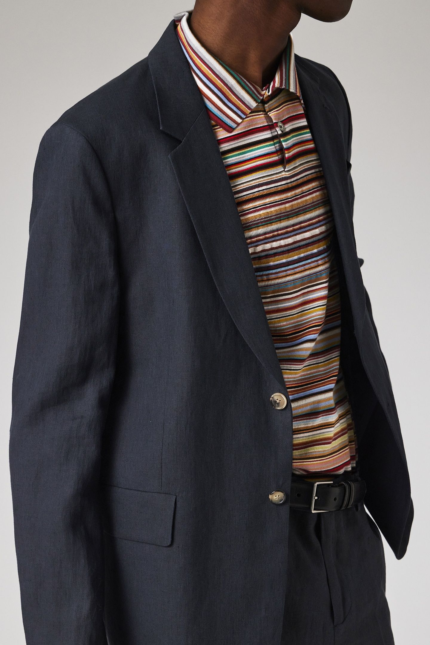 MENS 2 BUTTON JACKET VERY DARK NAVY 7