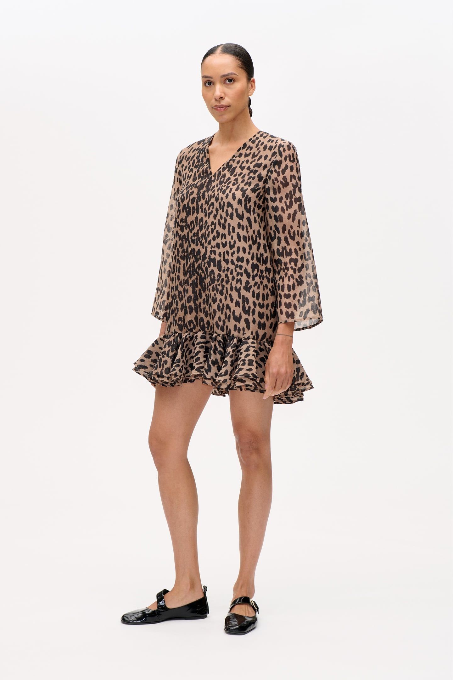 AGNEL DRESS CAMEL LEOPARD 1