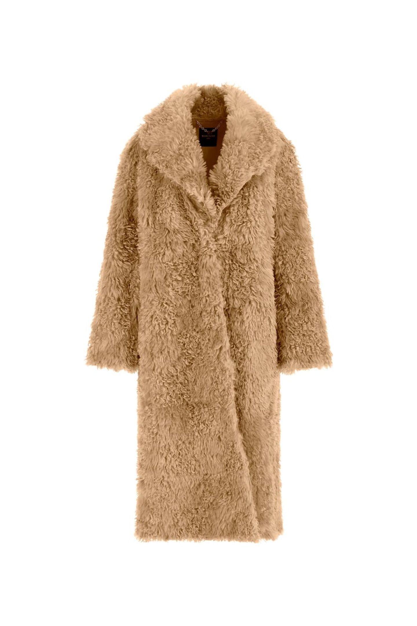 MARGOT LONG FAUX FUR DESERT MUD MULTI 6