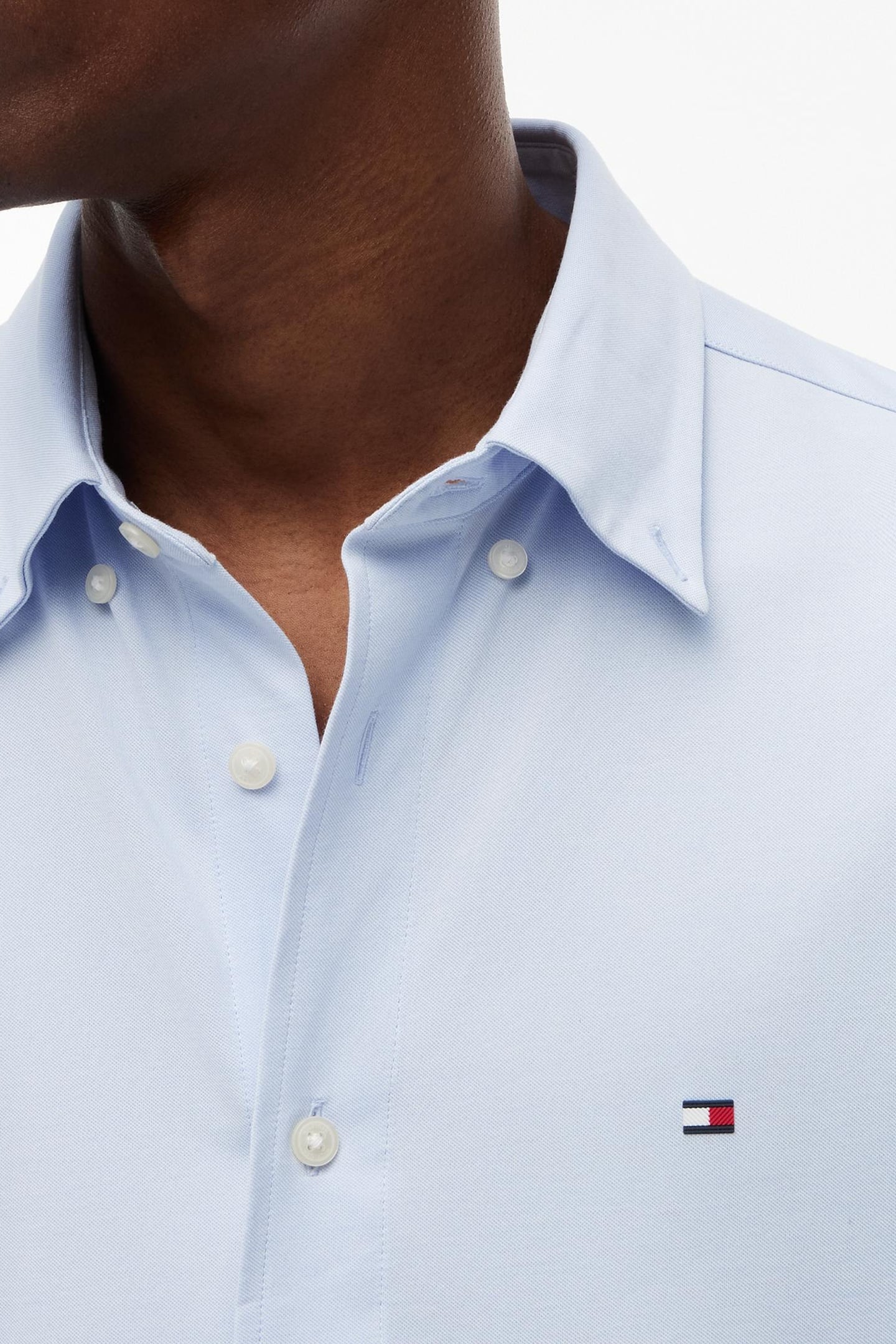 PERFORMANCE PIQUE OXFORD SHIRT BREEZY BLUE 5