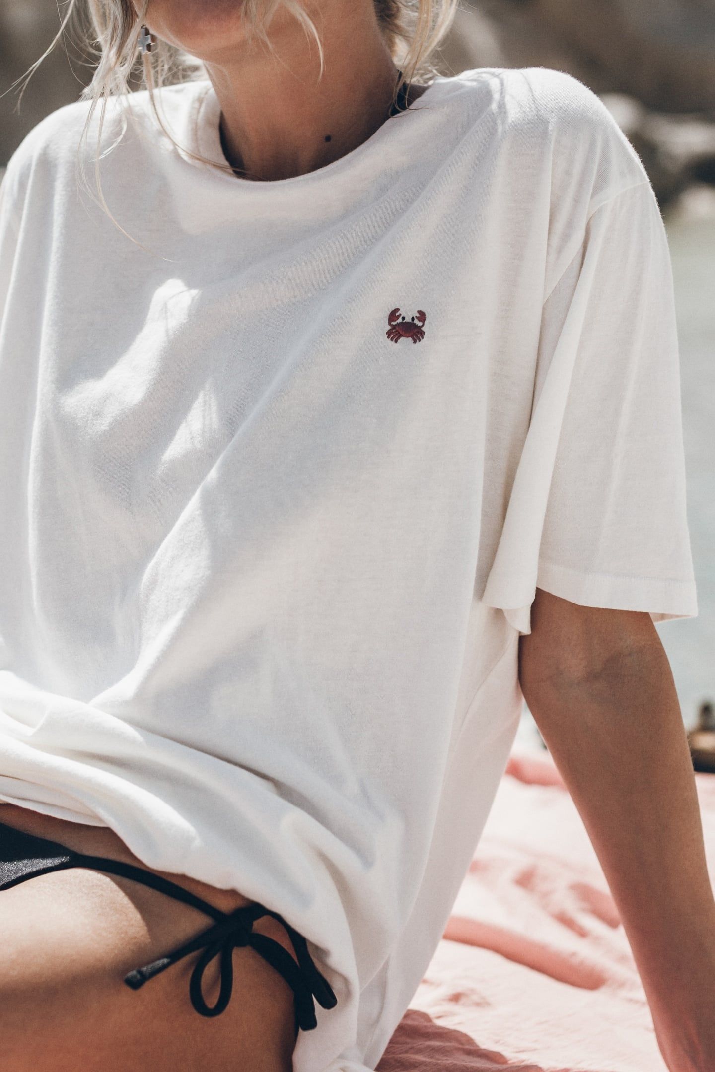 THE WHITE CRAB RELAXED T-SHIRT MIKUTA WHITE 2