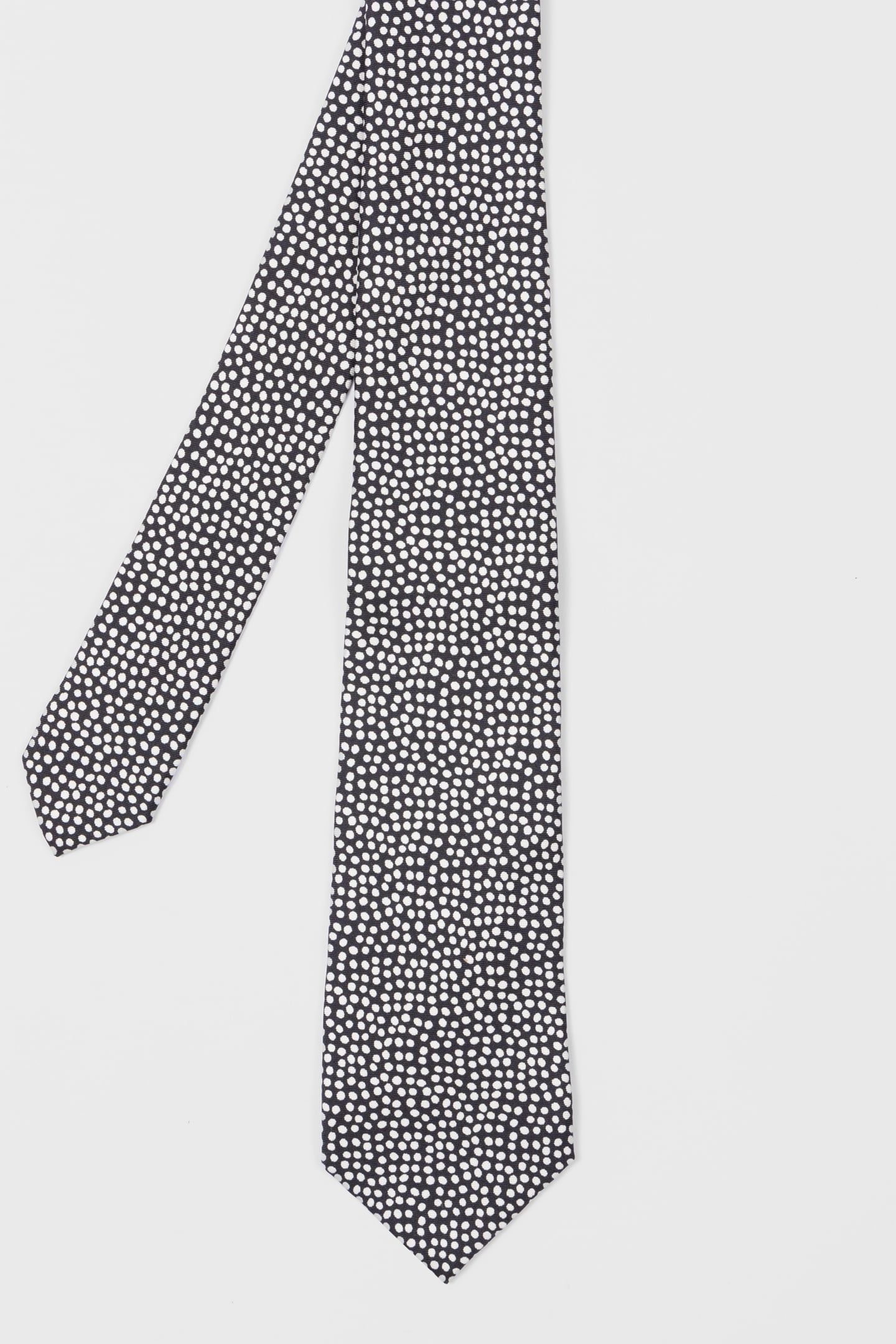 MEN TIE POLKA DOT BLACK 5