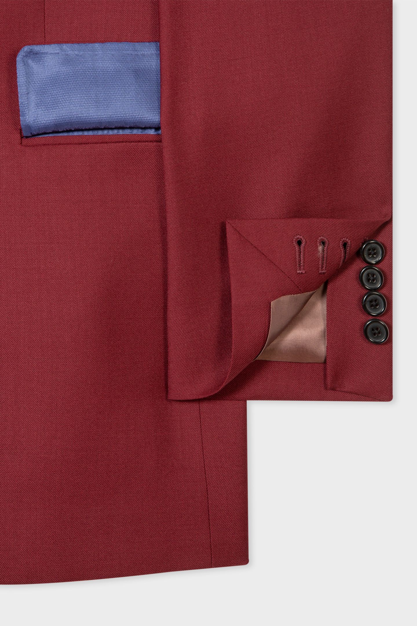 GENTS 2 BUTTON SUIT DARK RED ALT 7