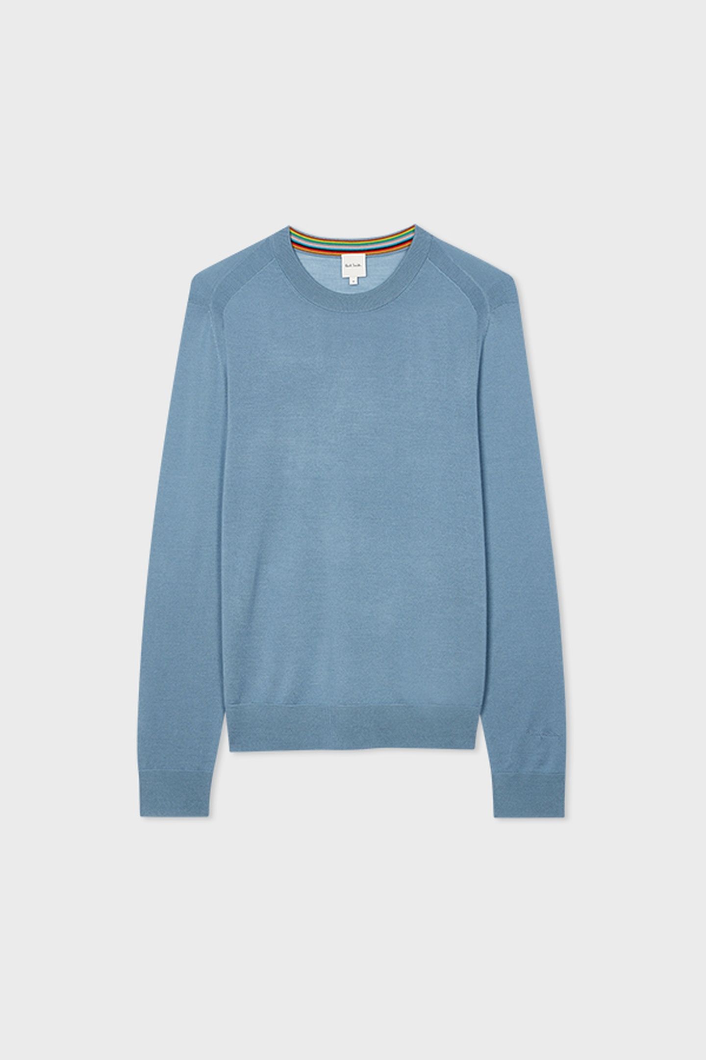 MENS SWEATER CREW NECK TURQUOISE 1