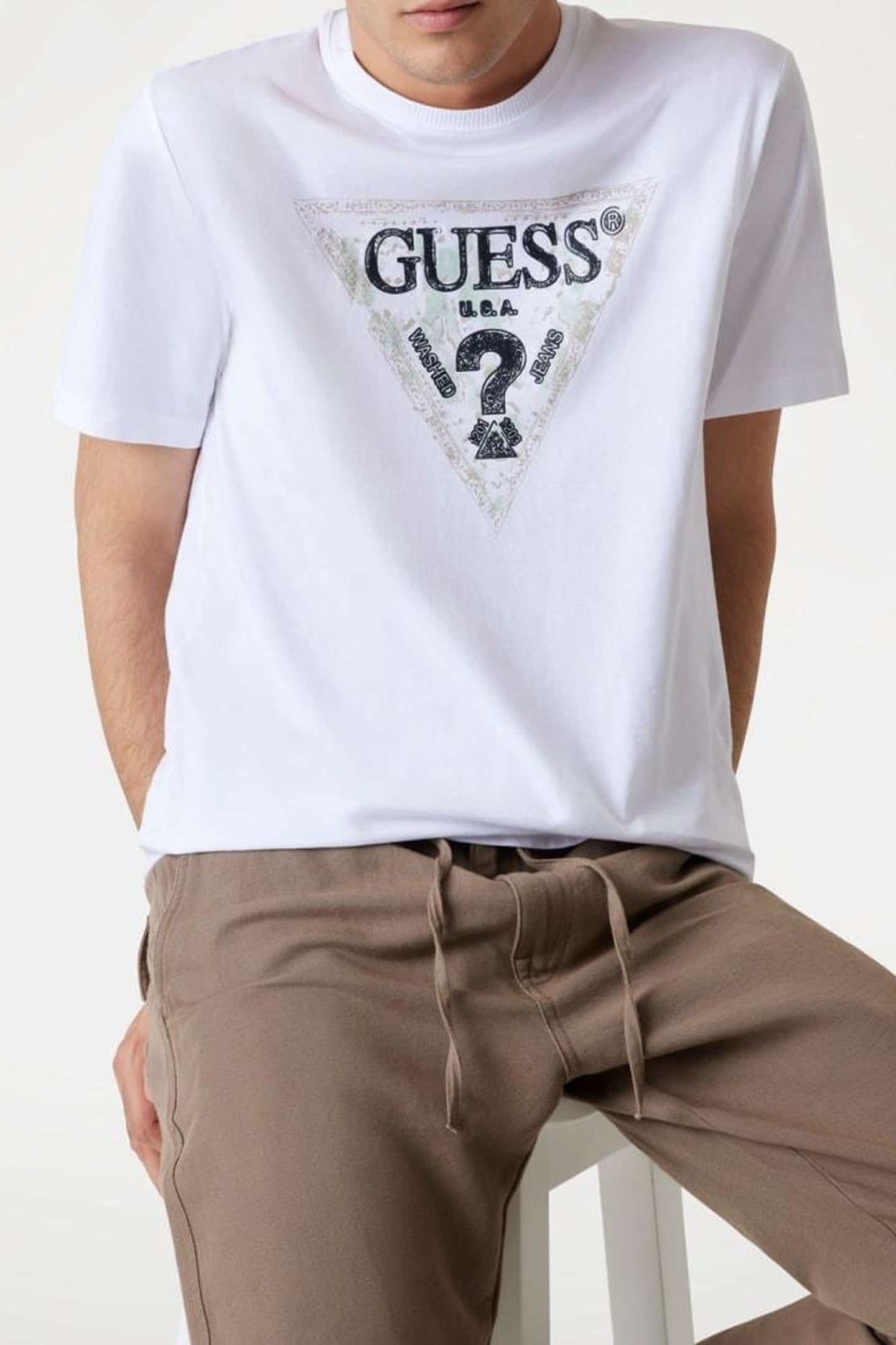 SS CN GUESS TRIANGLE PURE WHITE 2