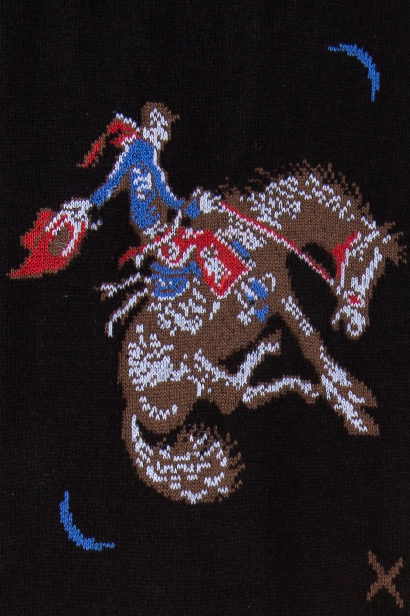MEN SOCK COWBOY BLACK 3