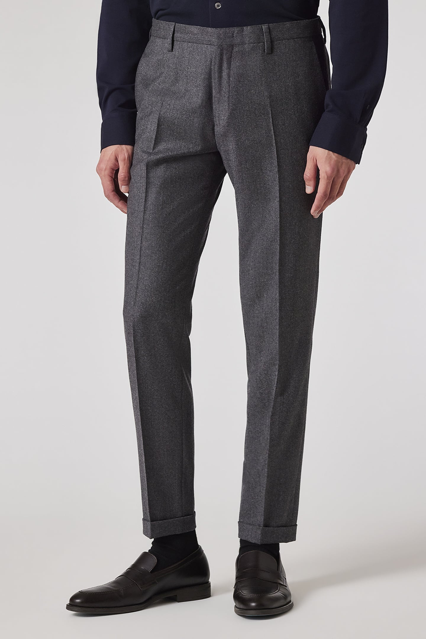 MENS TROUSER GREY MELANGE 1
