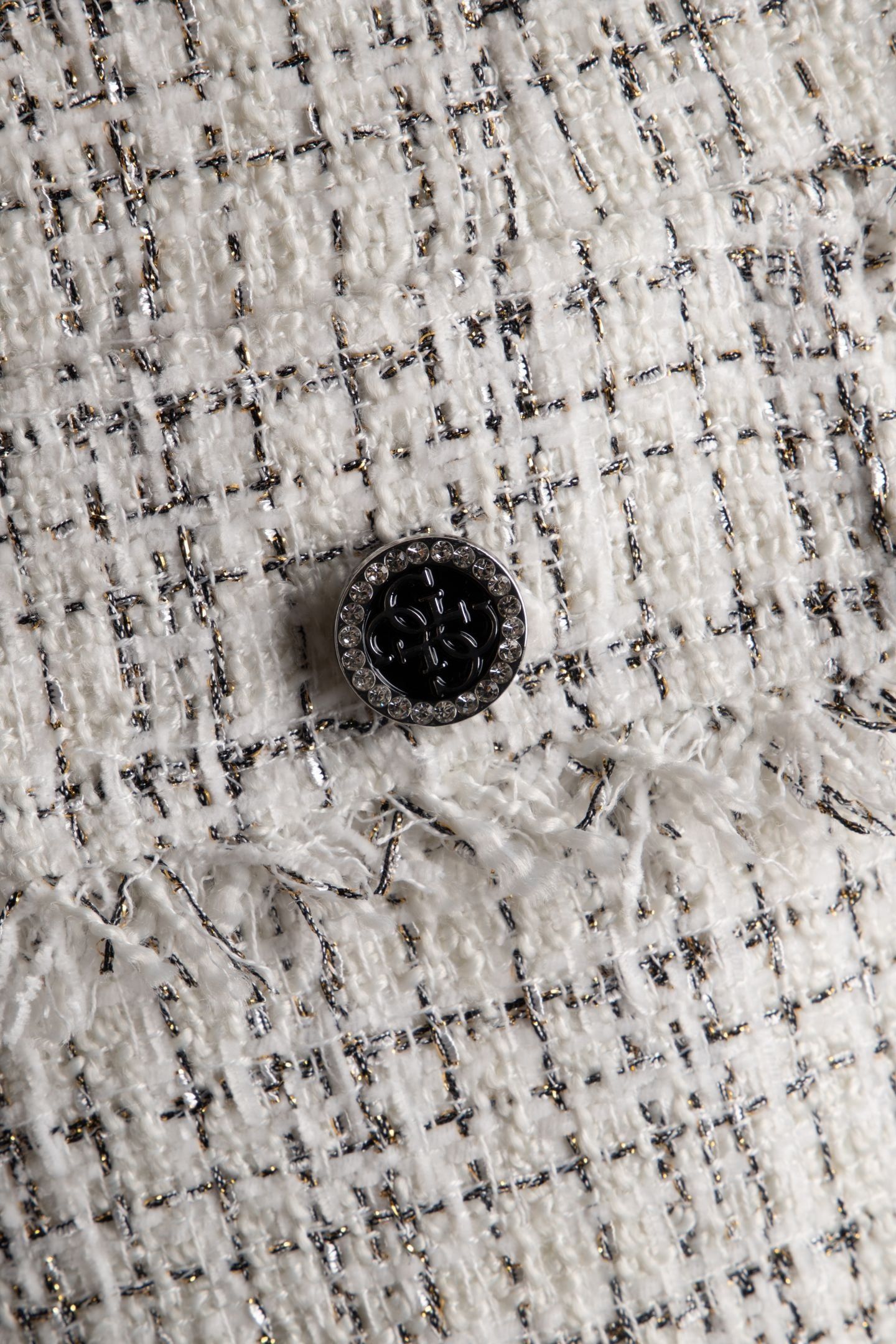 ANNAMARIA MINI TWEED WHITE AND BLACK TWEE 4