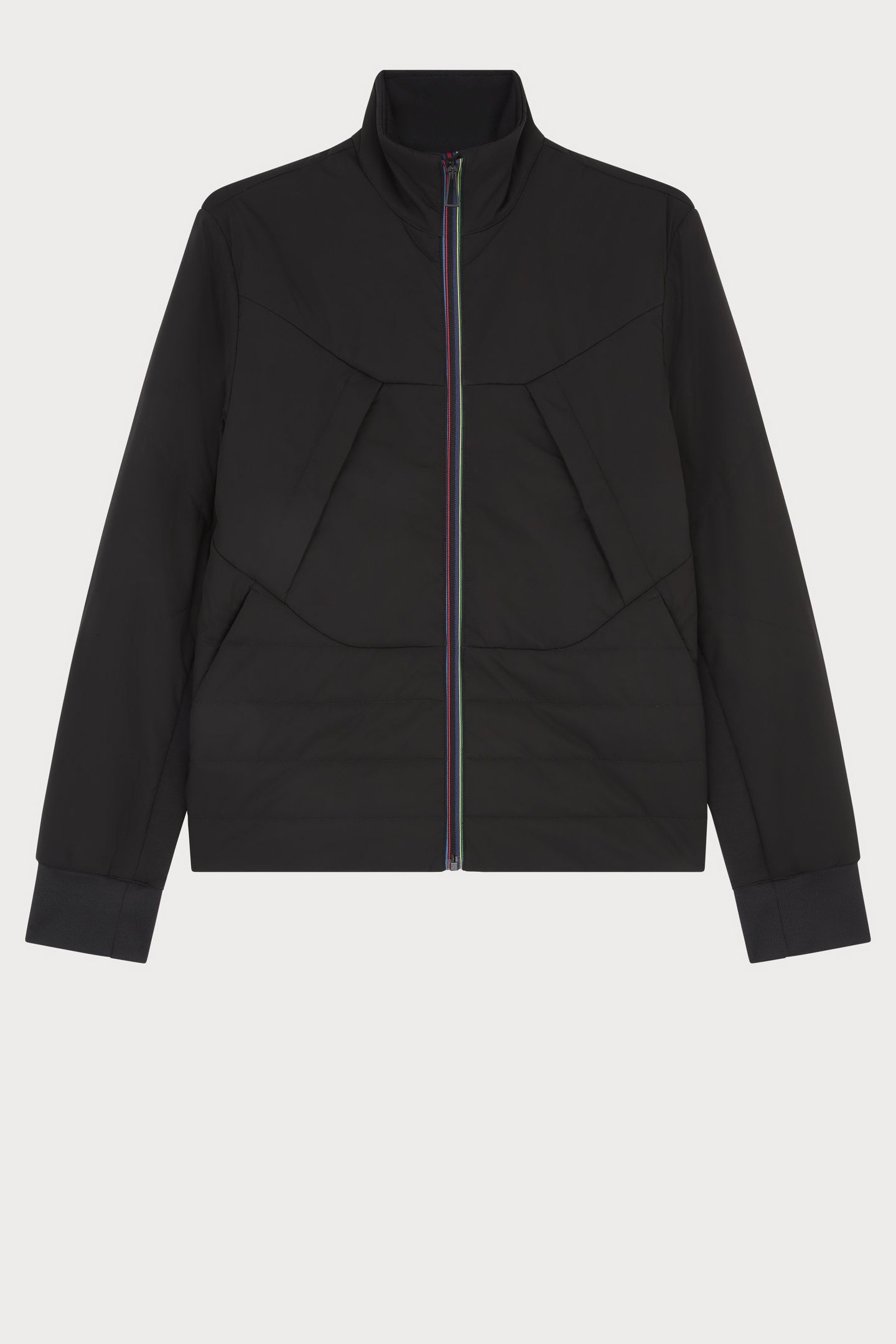 MENS MIXED MEDIA JACKET BLACK 1