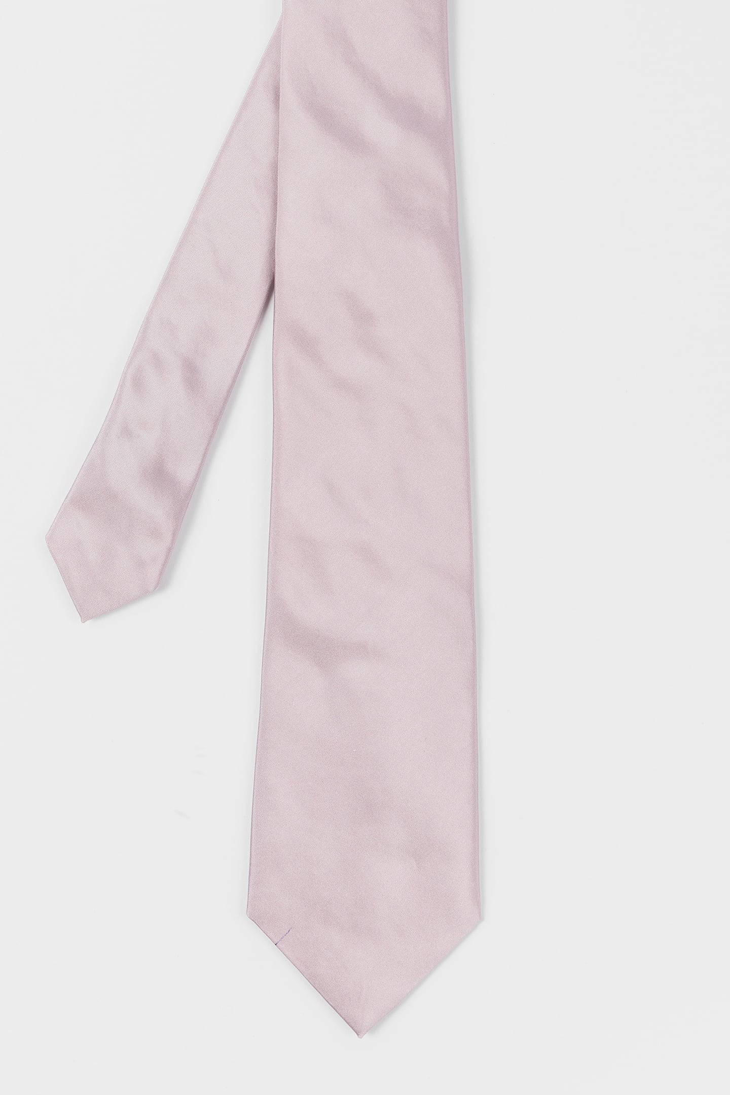 MEN TIE PLAIN SILK NEW PINK 4