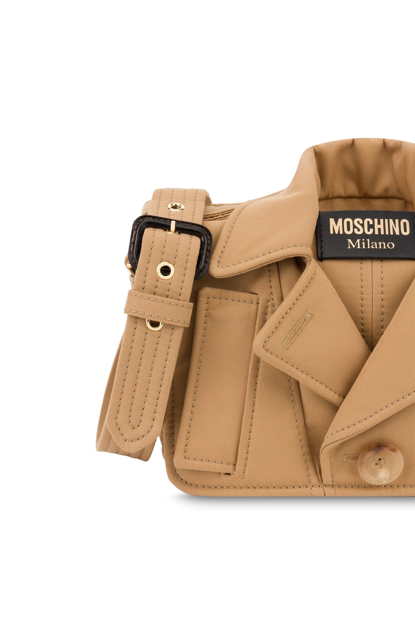 BIKER BAG TRENCH DETAILS BEIGE 4