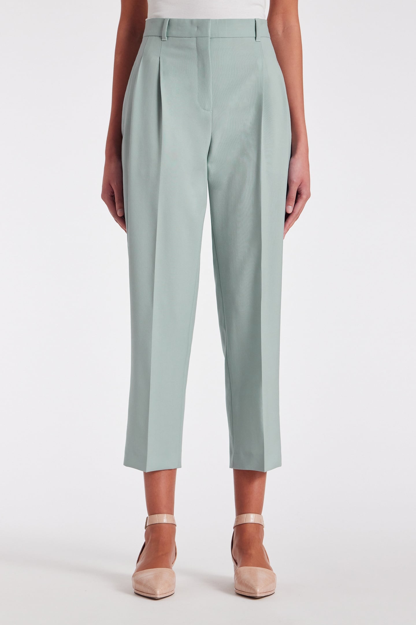 WOMENS TROUSERS EMERALD GREEN 1