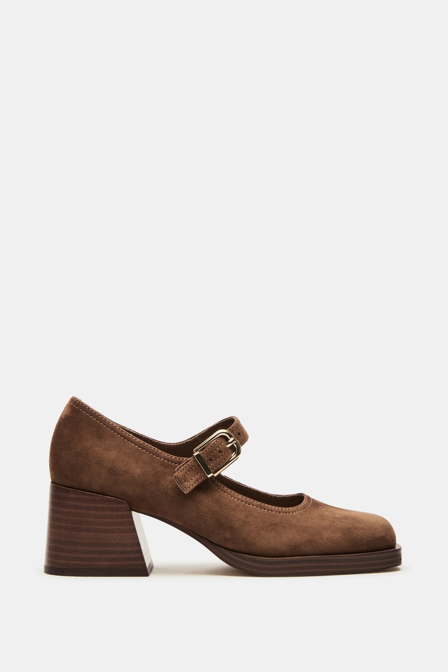 LISBON-S PUMPS CHESTNUT SUEDE 1