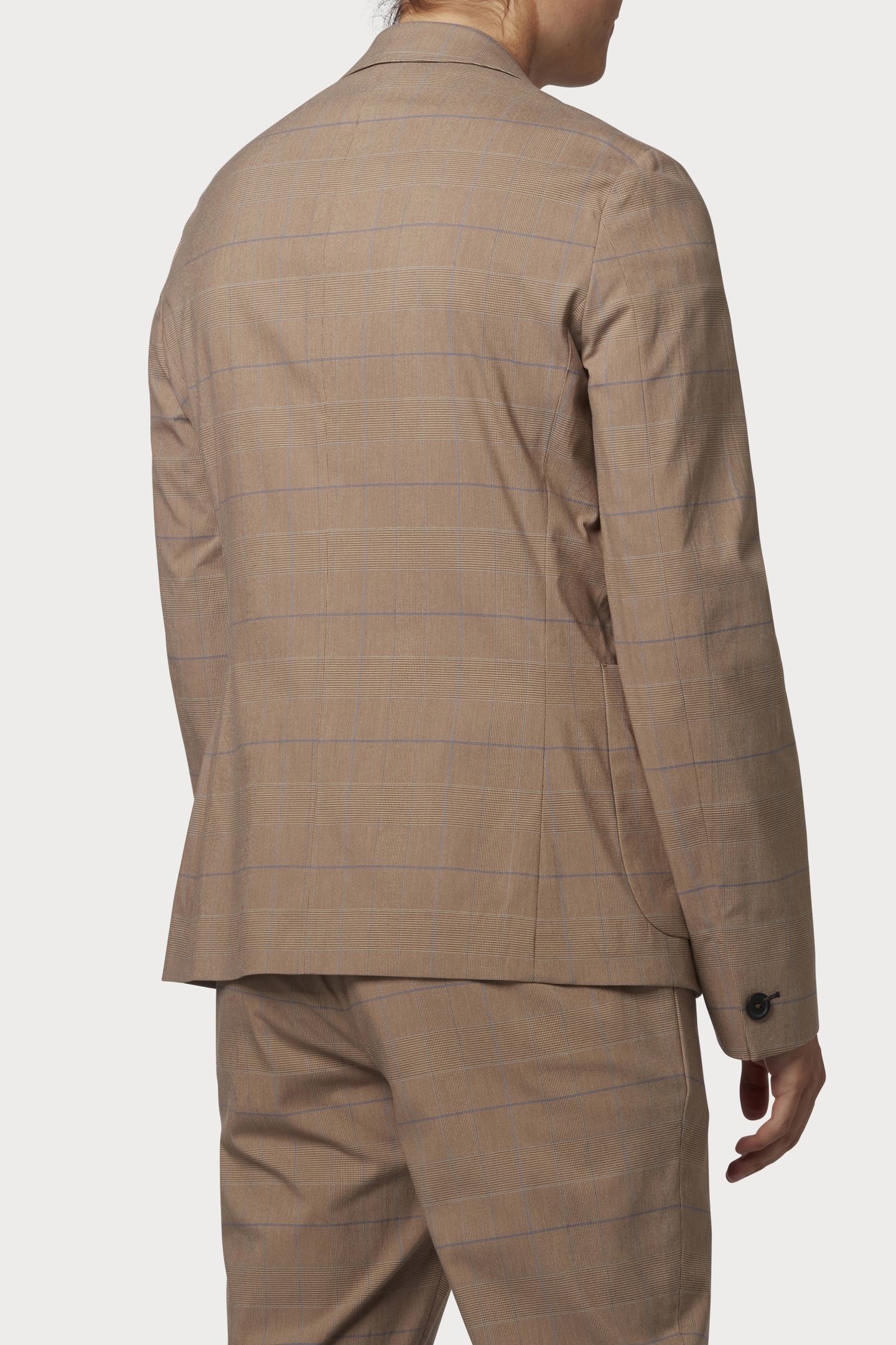 MENS JACKET UNLINED TAN 1