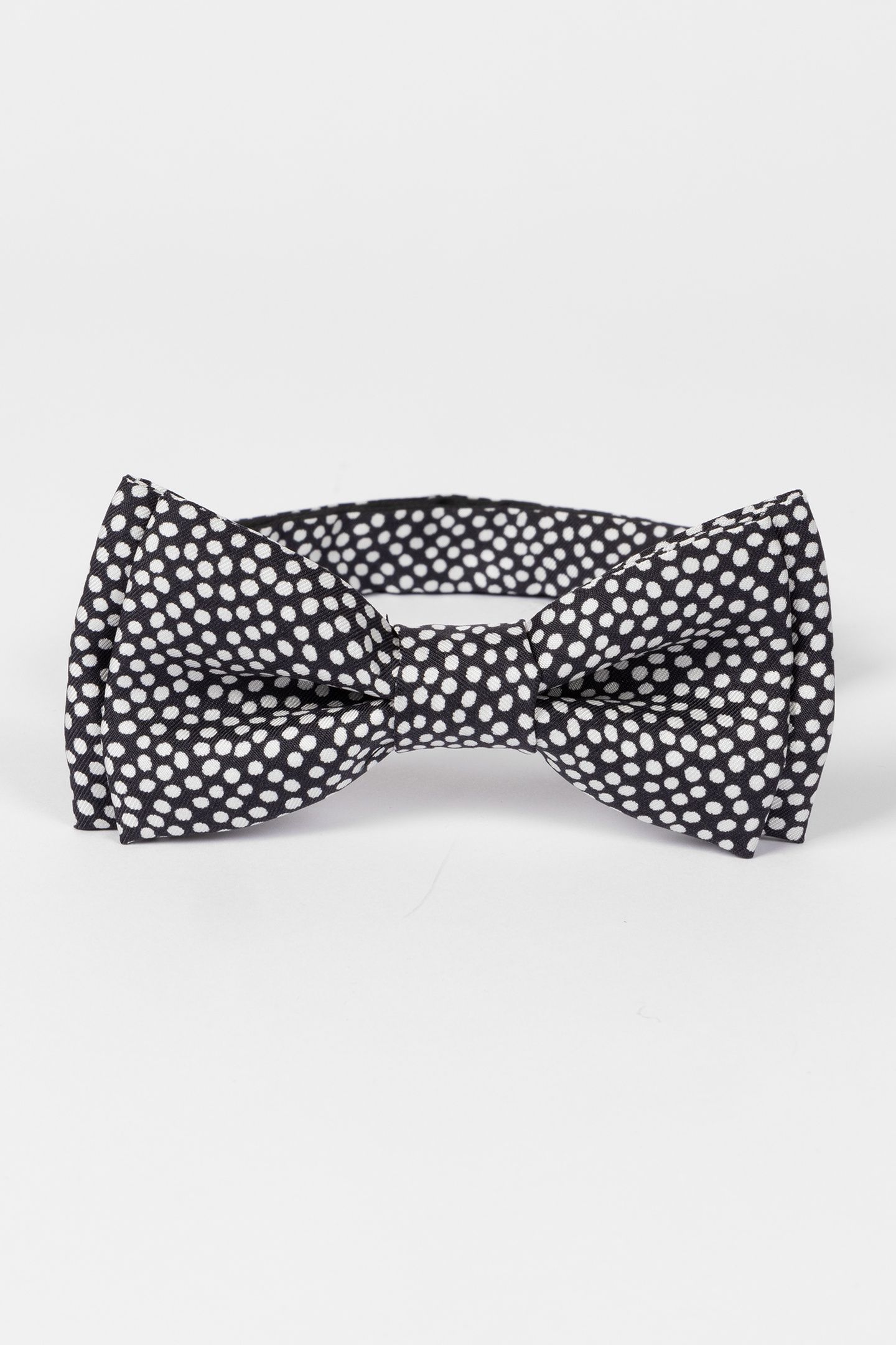MEN BOWTIE POLKA DOT BLACK 2