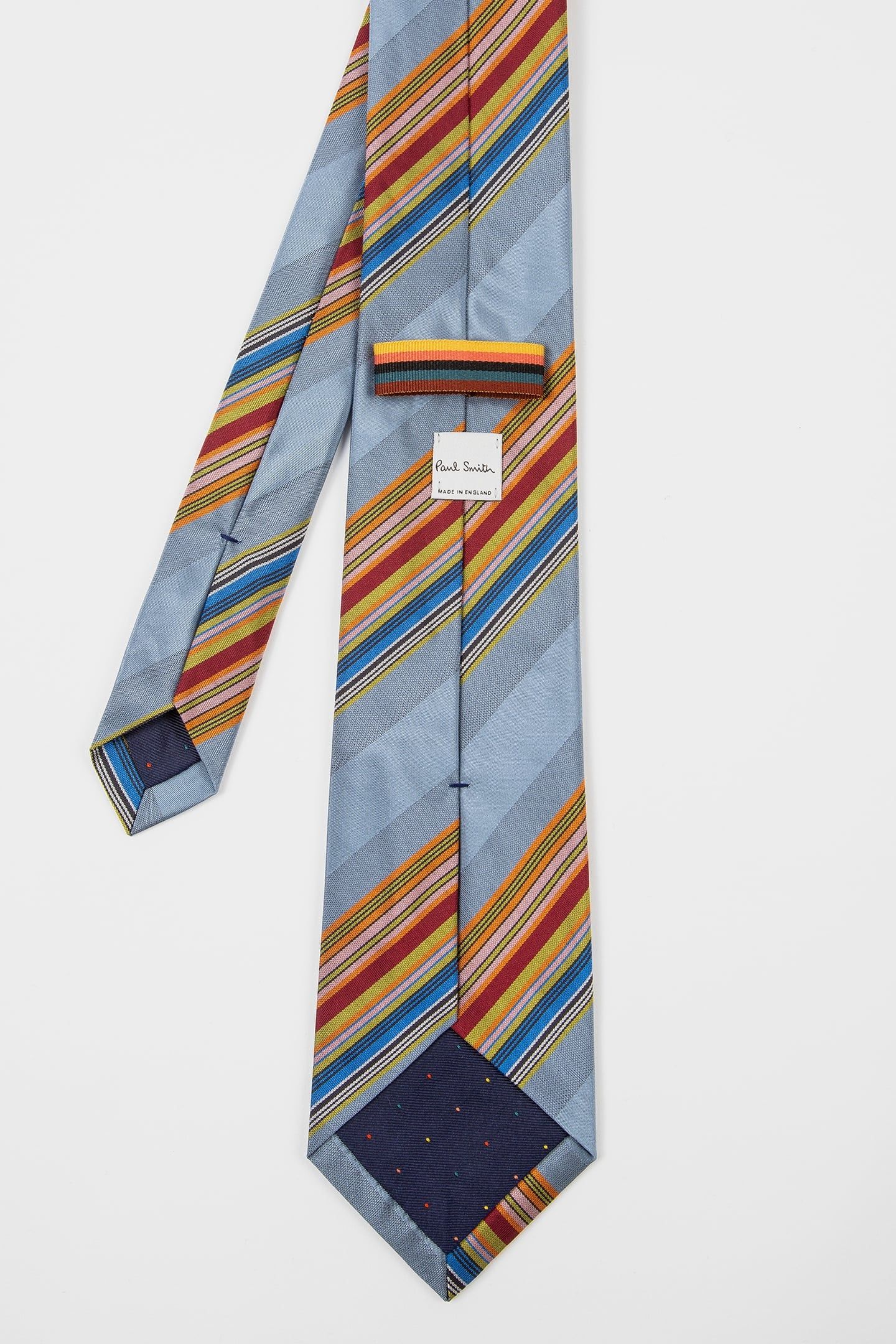 MEN TIE STRIPE BLUE 4