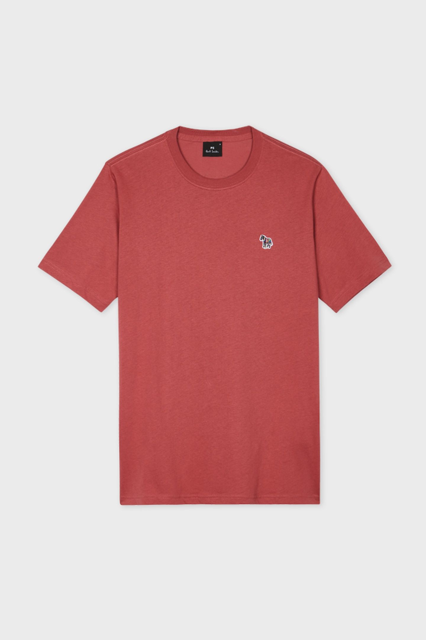 MENS REG FIT SS TSHIRT ZEBRA DARK_PINK 2