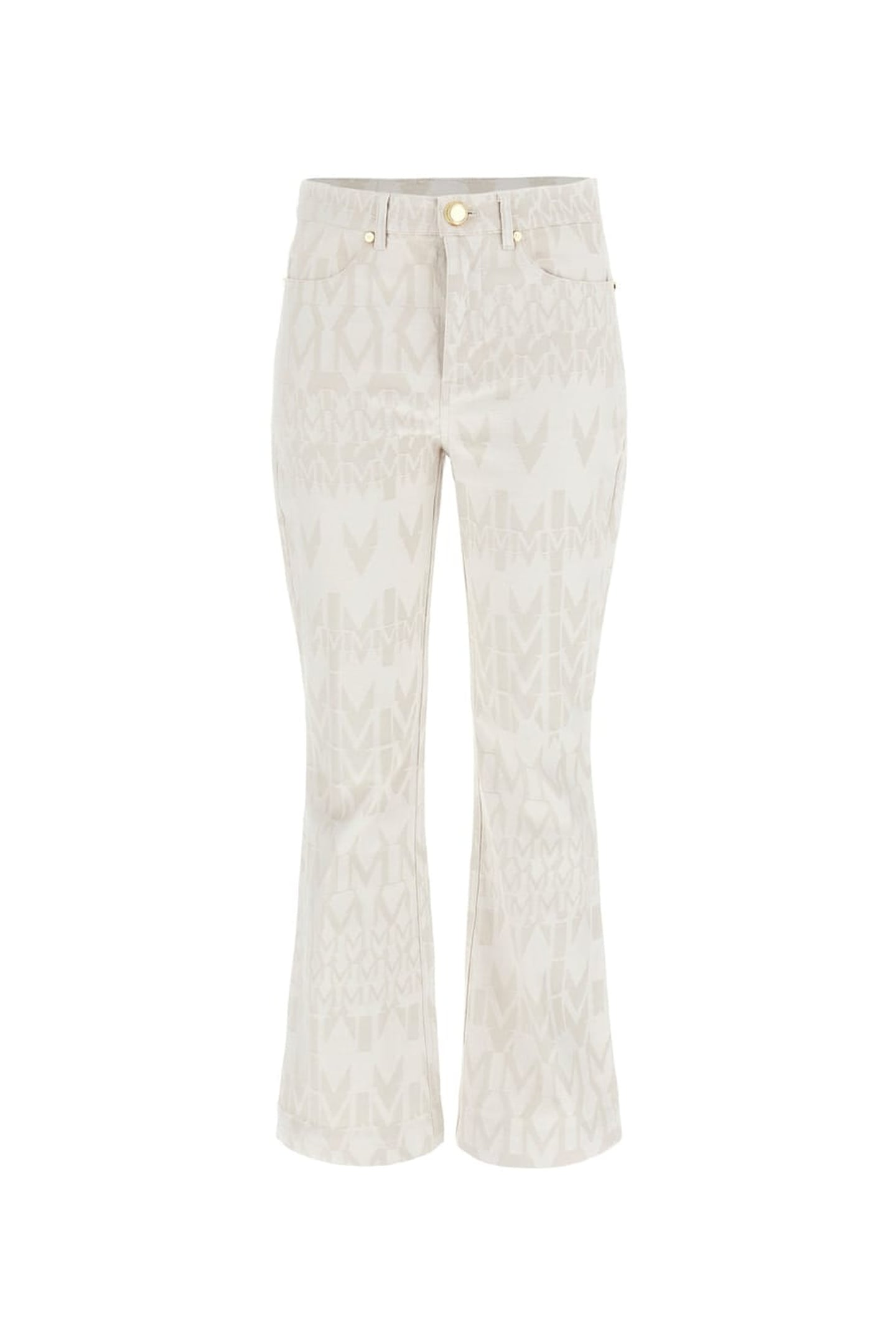SARAH DENIM FLARED P MONOGRAM OFF WHITE 6