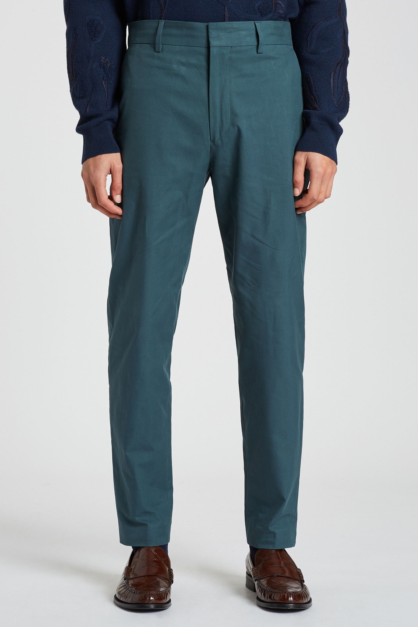MENS TROUSER LT GREYISH GREEN 1