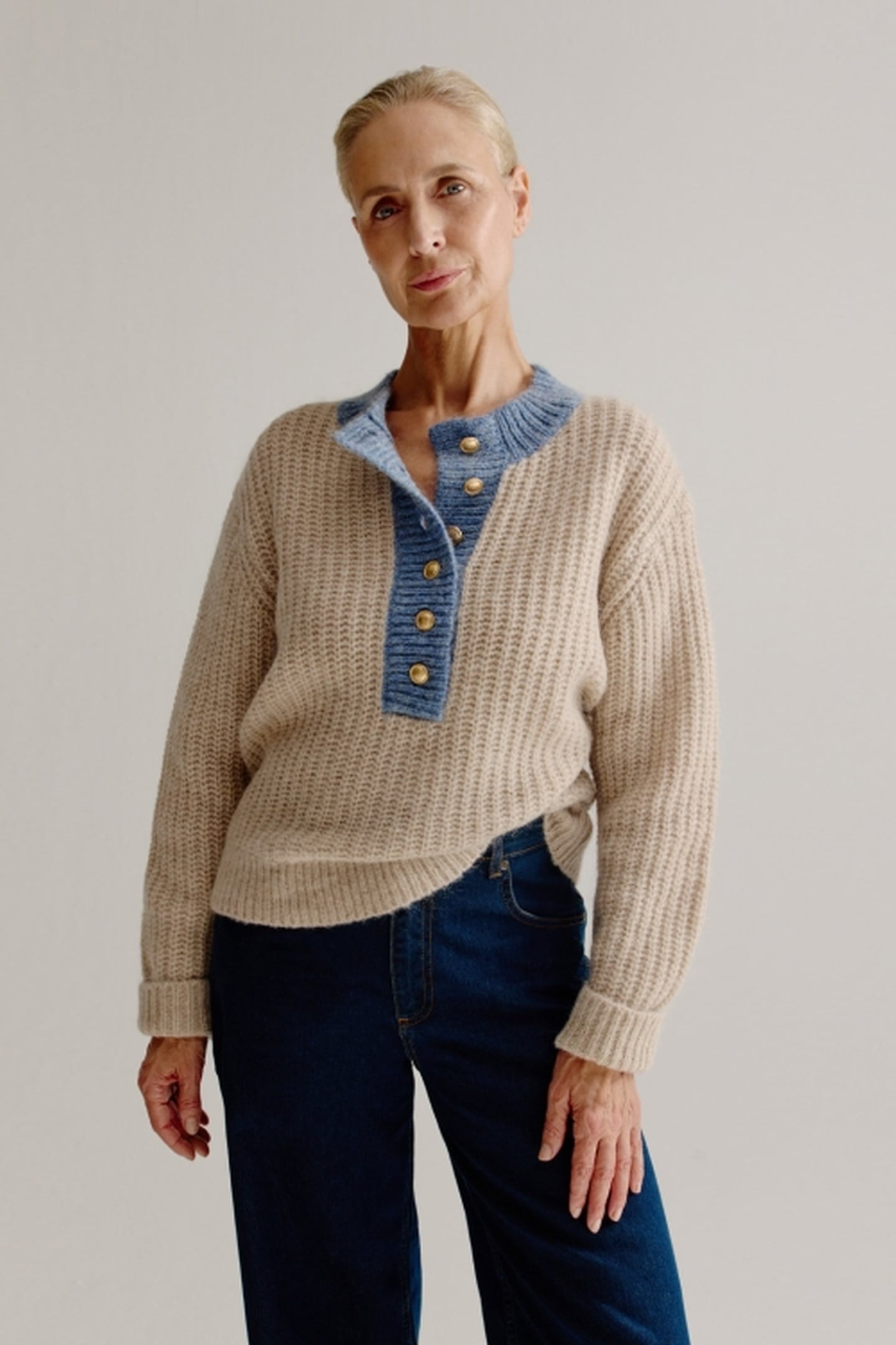 LOUWKE SWEATER SAND 2