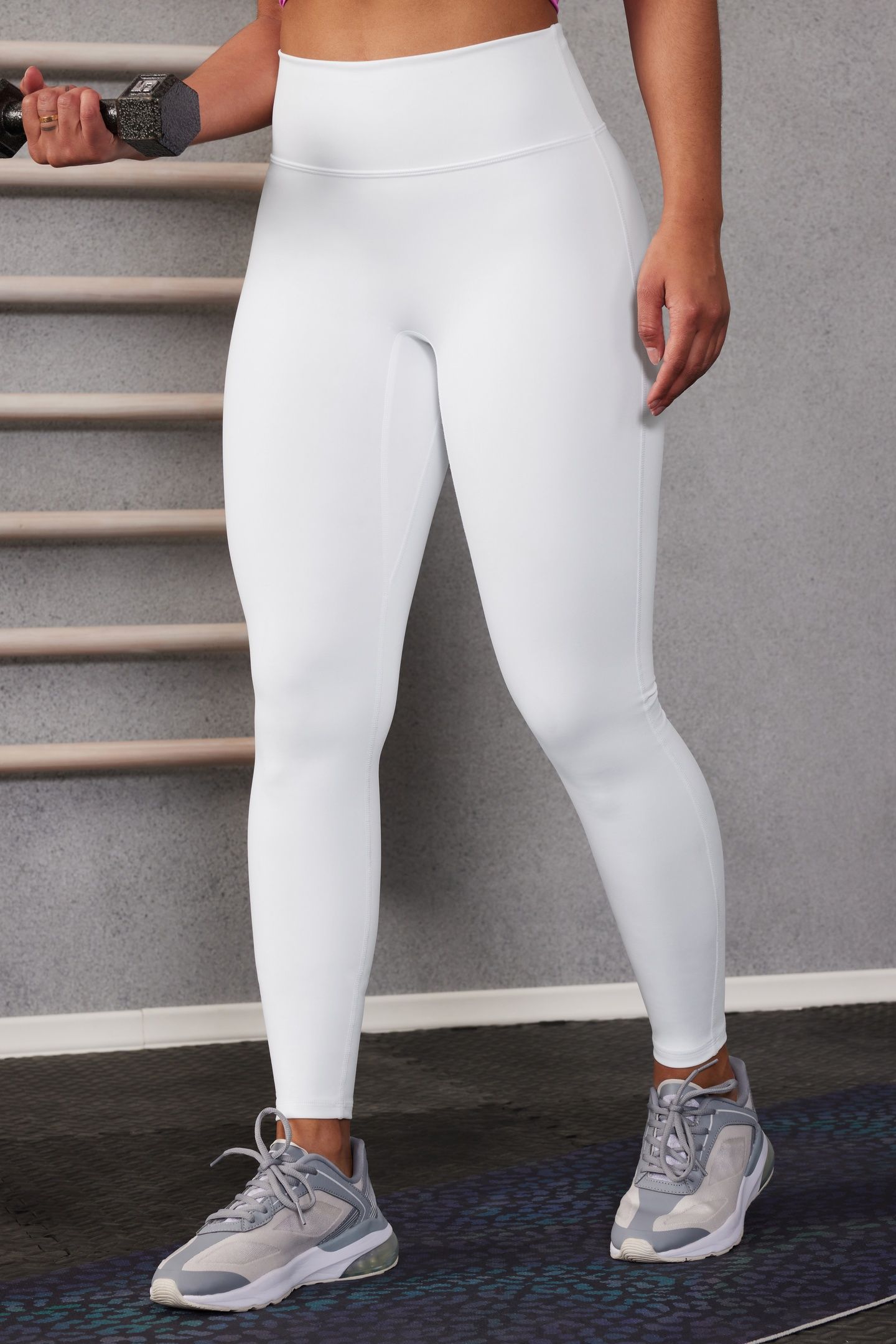 ANYWHERE HIGH-WAISTED LEGGING CLASSIC WHITE 1