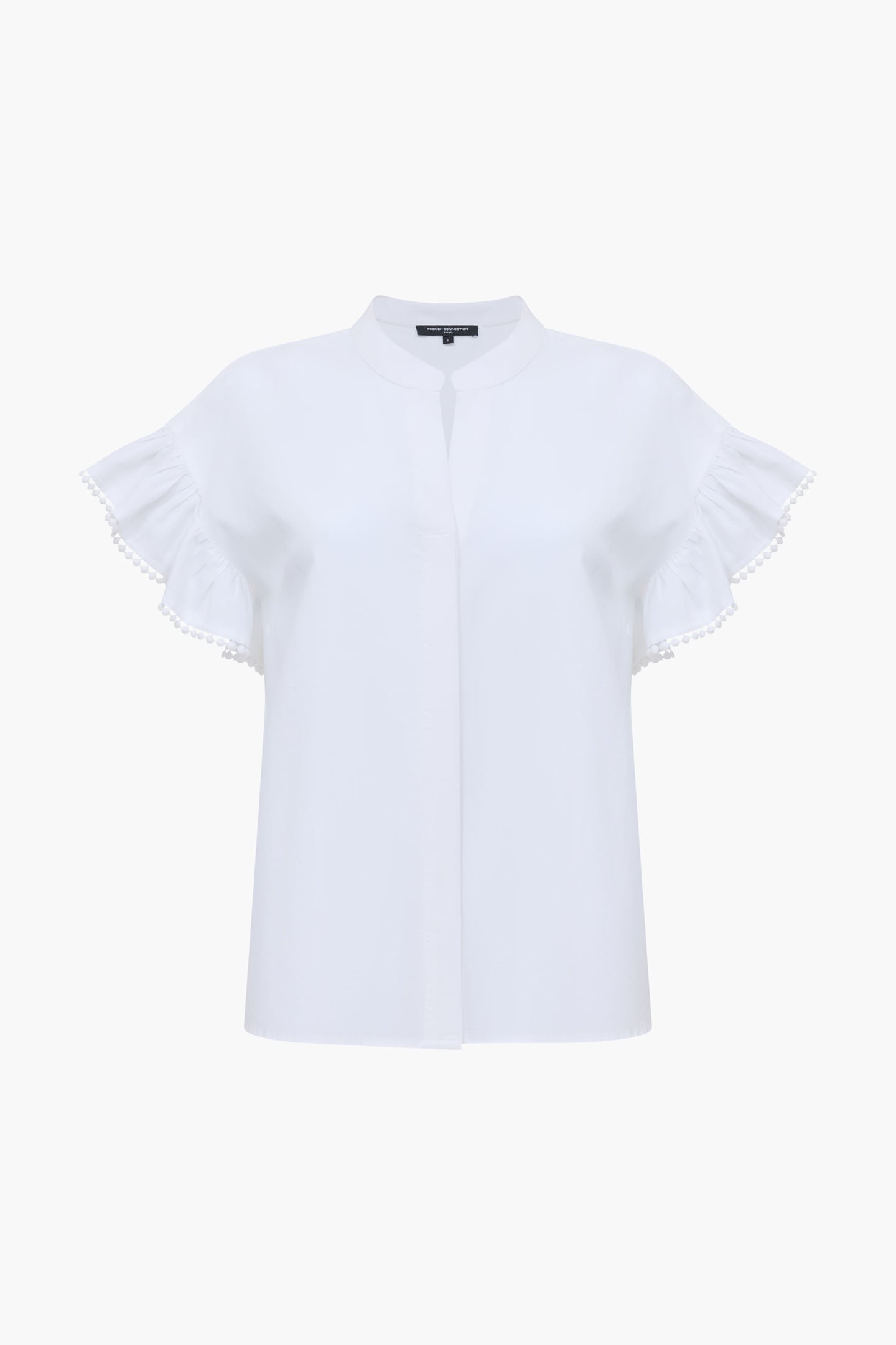 SINDEY COTTON HALF PLACKET SHI LINEN WHITE LINEN WHITE 4