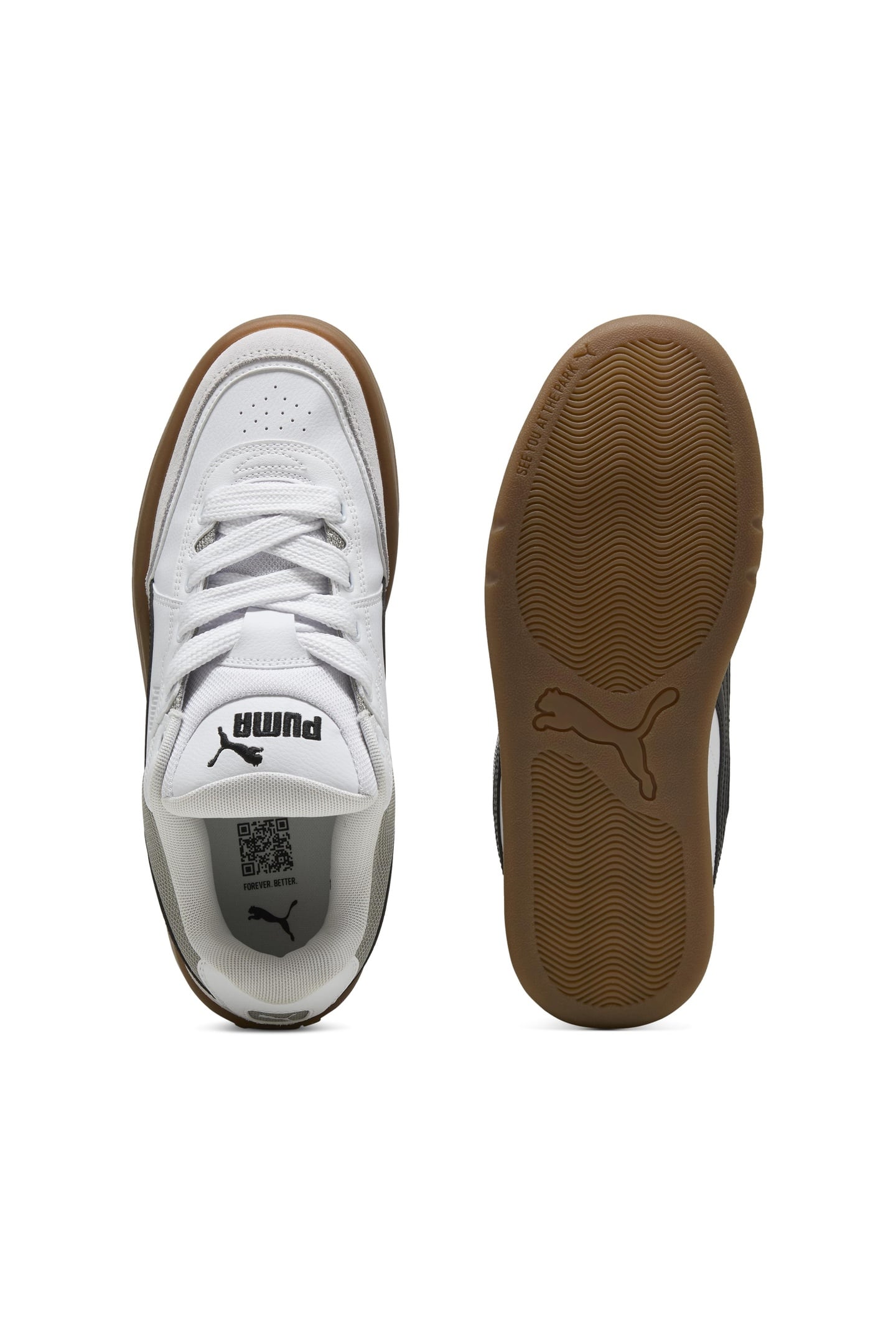 UNISEX PARK LIFESTYLE SK8 WHITE-BLACK-FEATHER GRAY 5