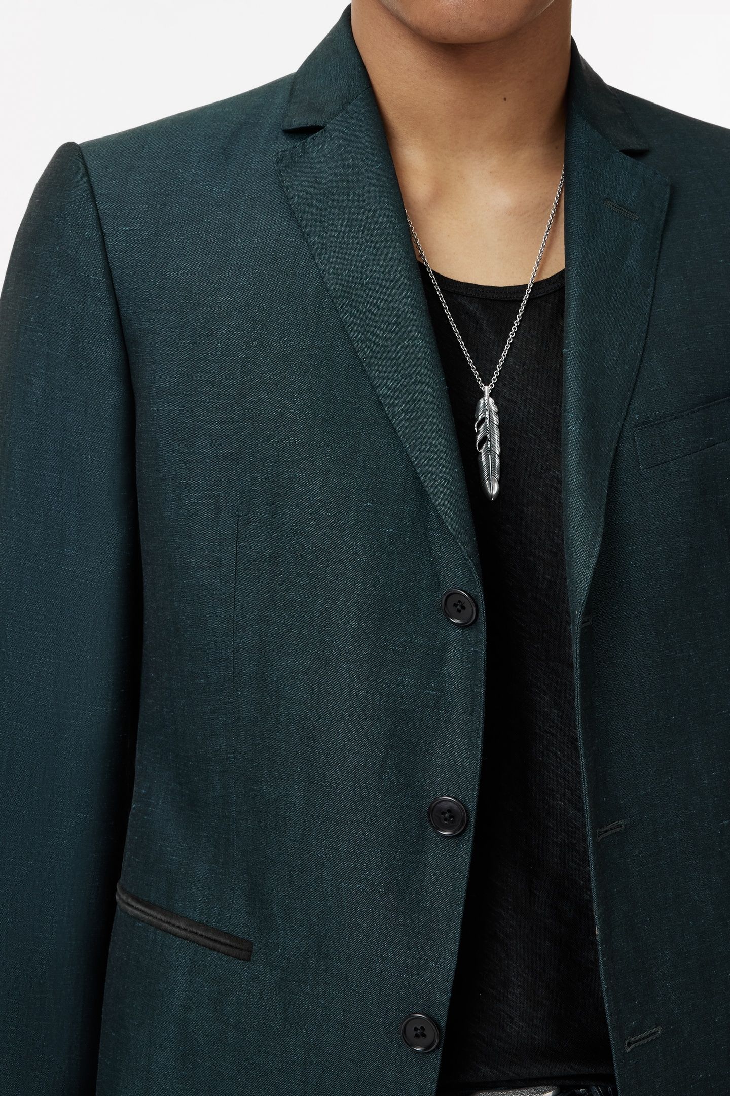 MARONI JACKET - AUSTIN FIT - NOTCH LAPEL MOSS 3