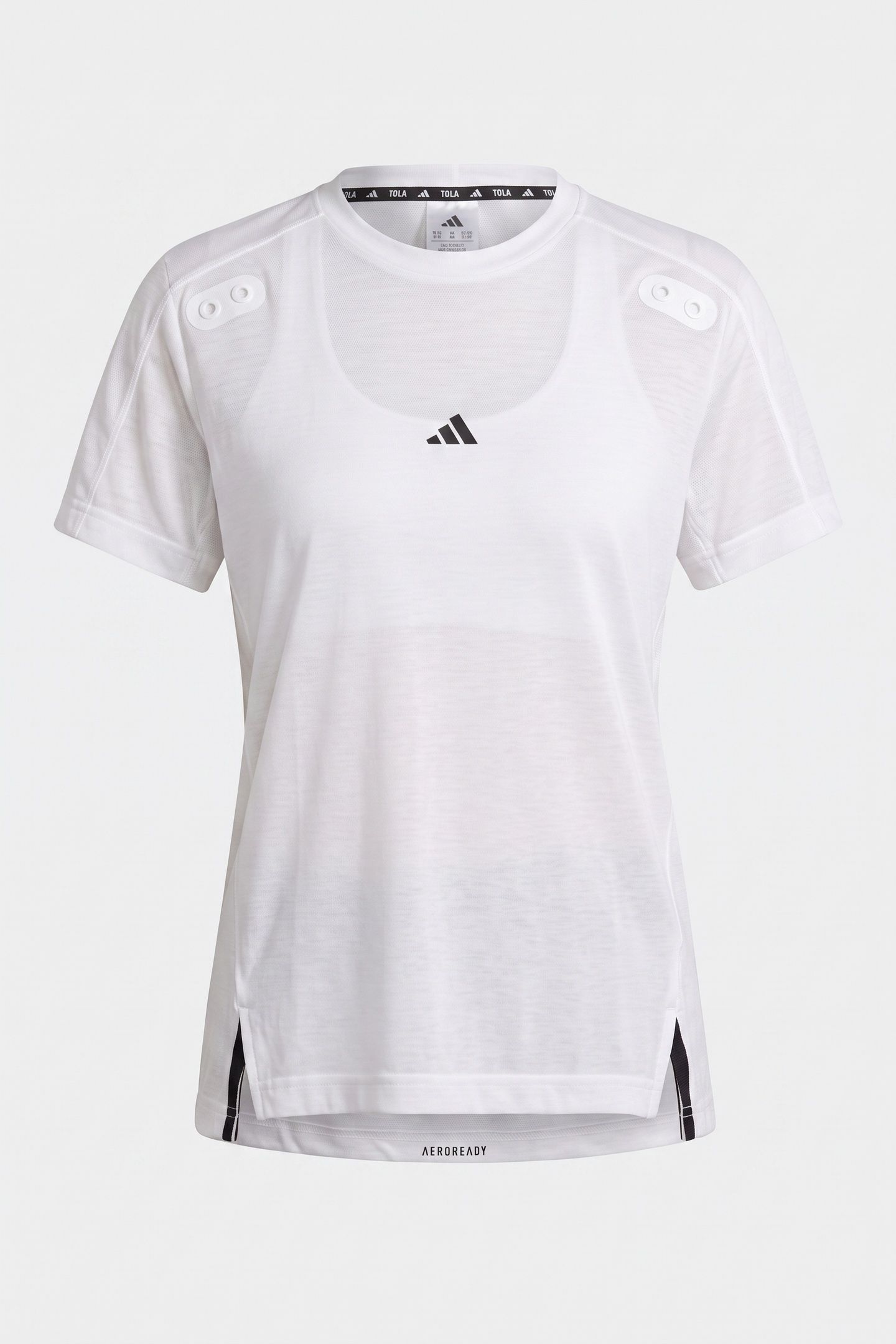 UNISEX PERFORMANCE YOGA PREMIUM TRAINING T-SHIRT WHITE 5