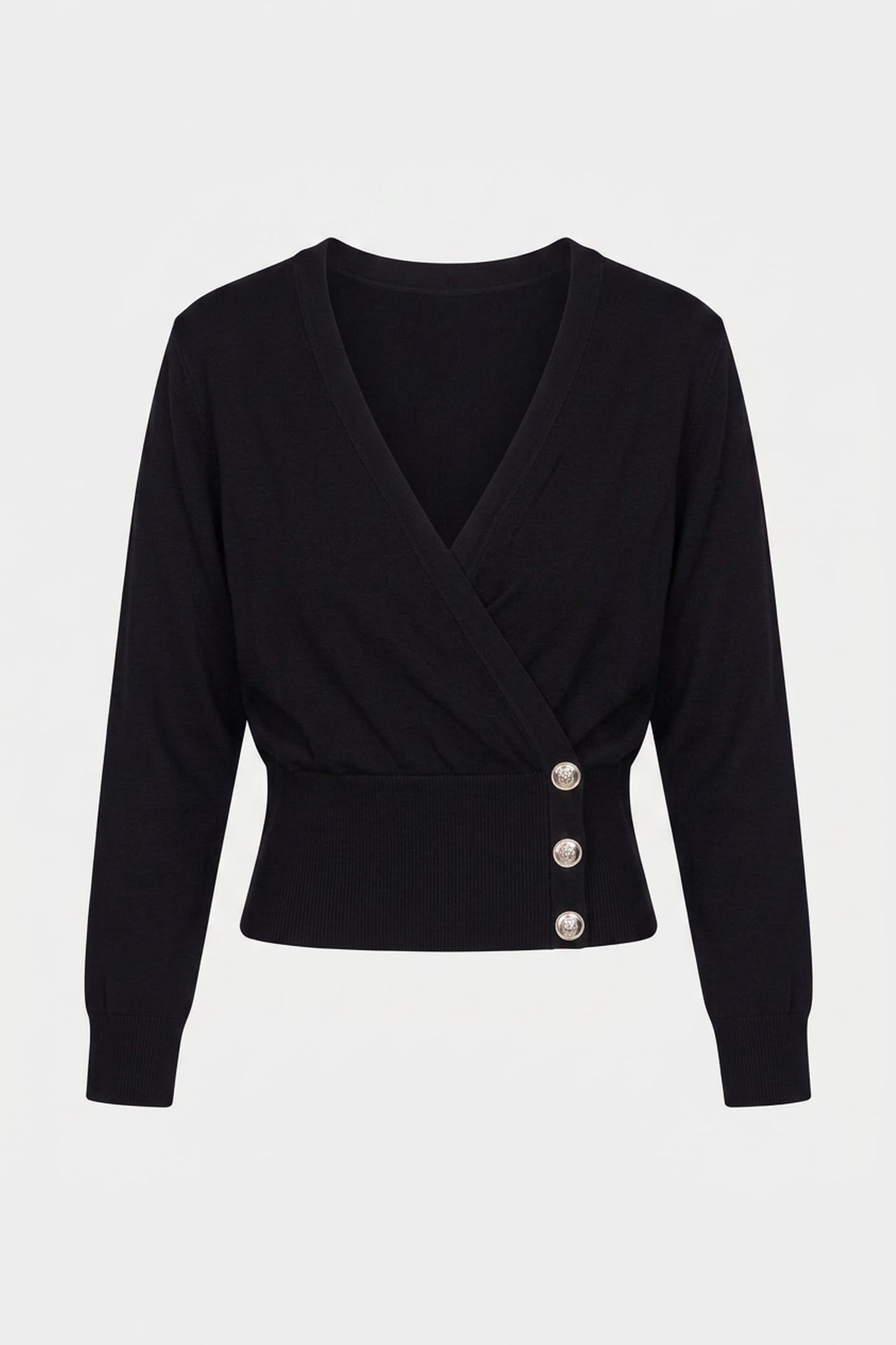 FLORENCE LS CROSSED JET BLACK A996 3