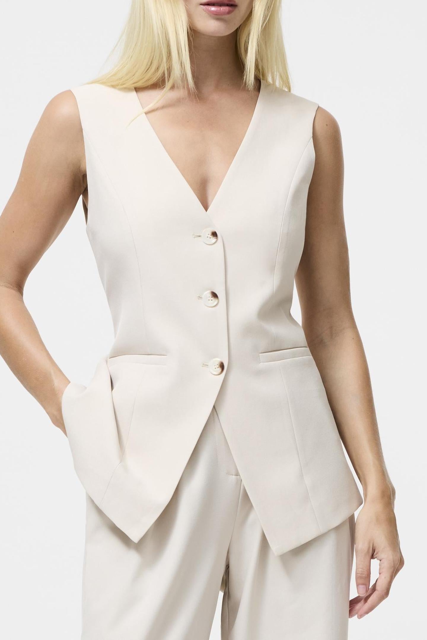 IMOLA WAISTCOAT V NK WAISTCOAT SANDSHELL 1