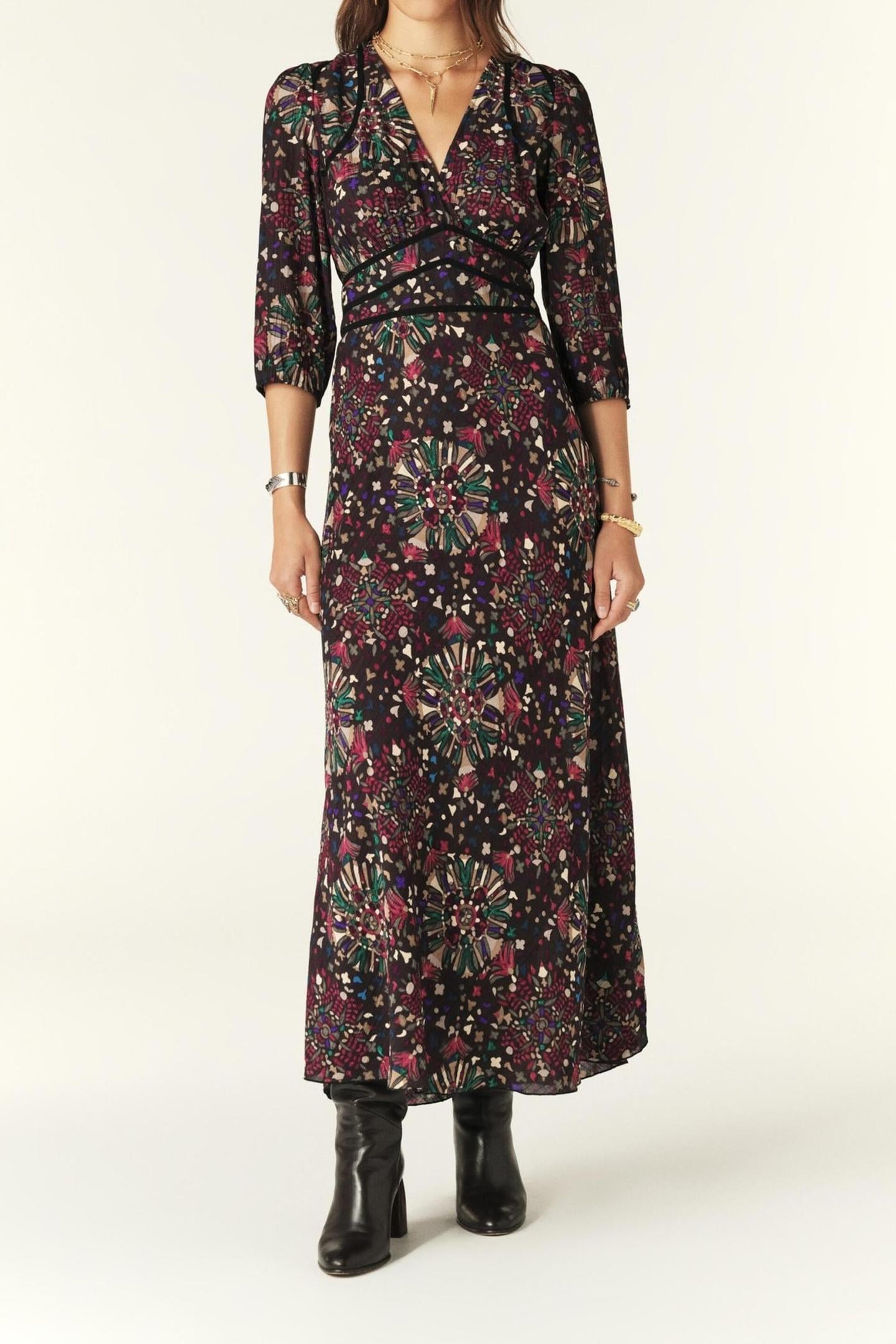 LONG DRESS ANTHRACITE 1
