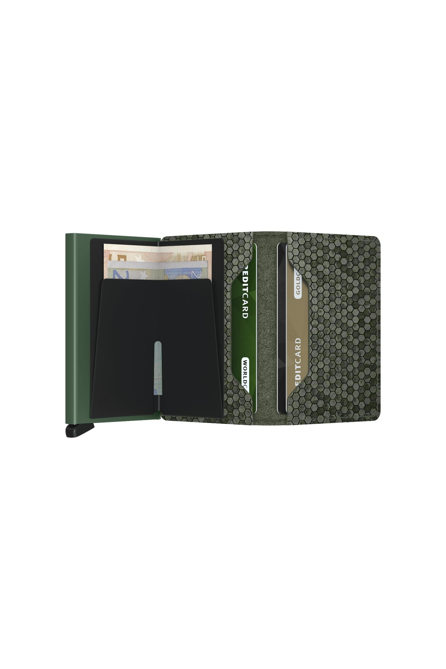 UNISEX SLIMWALLET HEXAGON GREEN 4