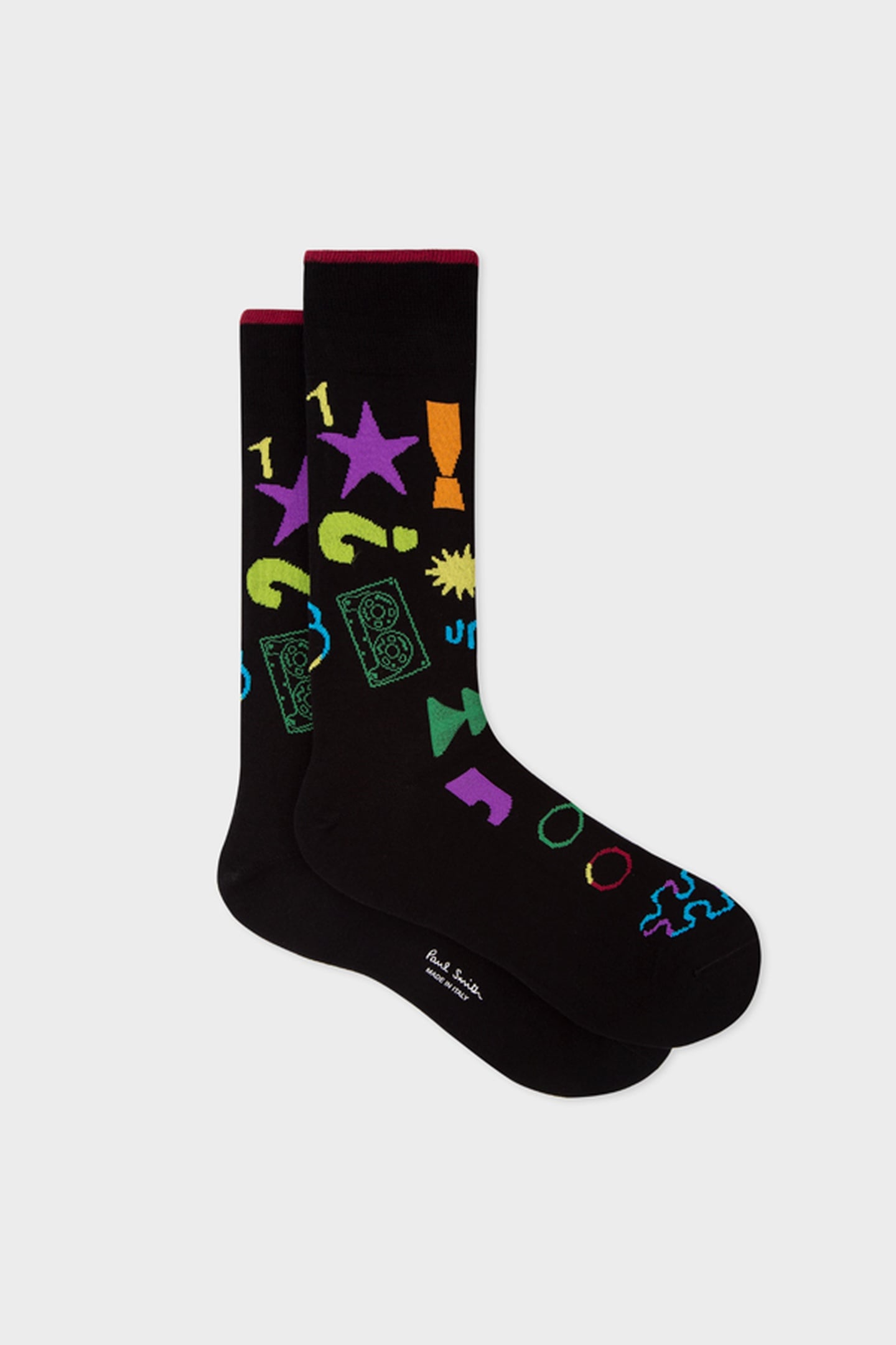 MEN SOCK UNITY GRAPHICS BLACK 2