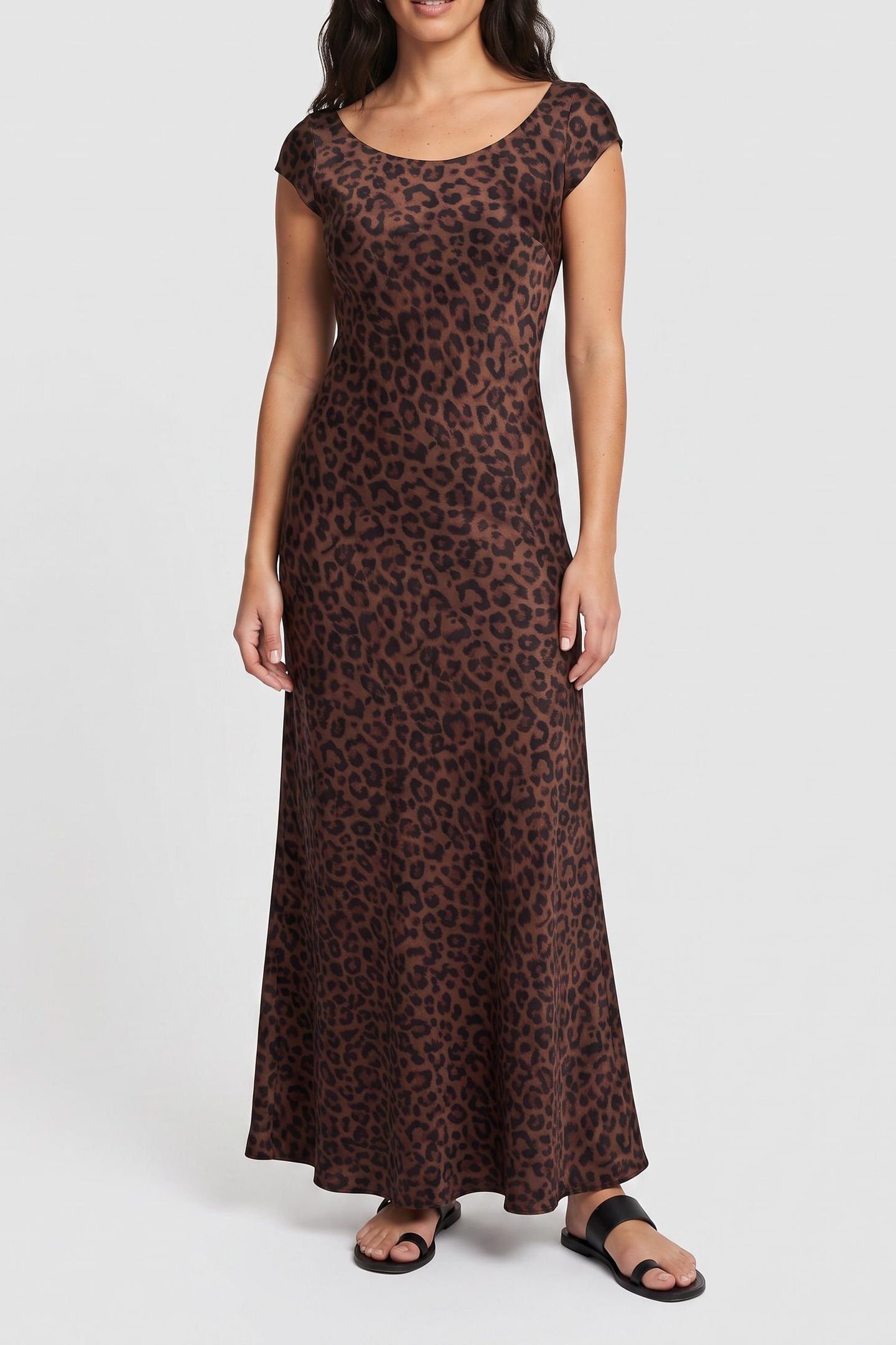 SS SILVANA LONG DRES SAVAGE NIGHT PRINT 1