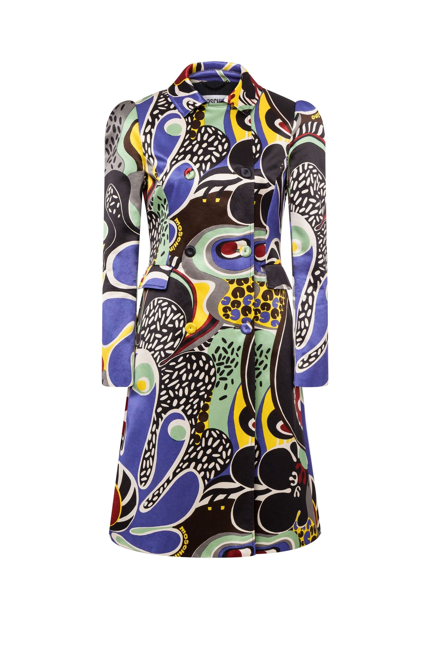 PSYCHEDELIC PRINT COAT BLACK 3