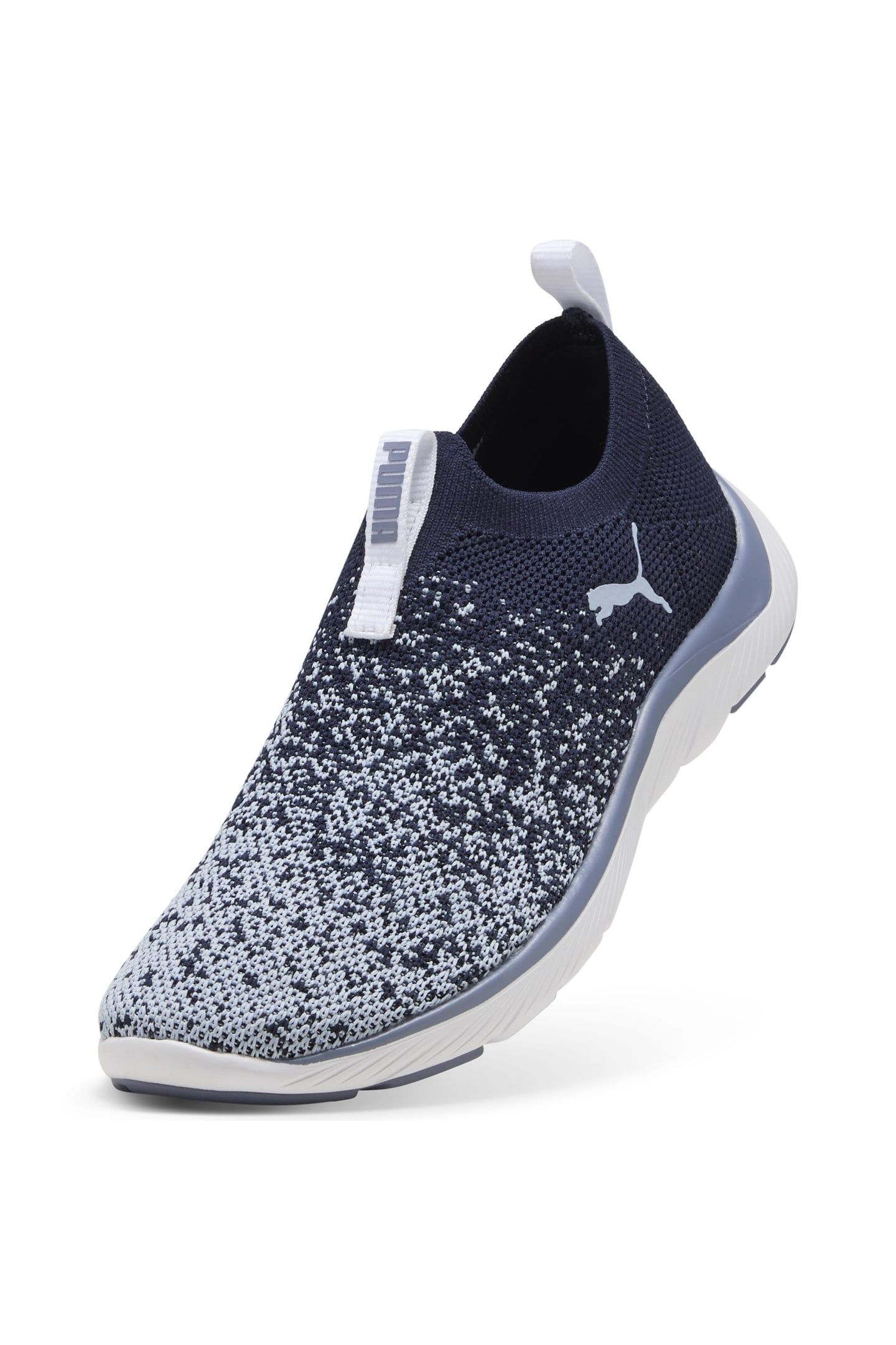 SOFTRIDE REMI SLIP-ON KNIT NAVY-SNOW MOUNTAIN BLUE-GRAY SKY 2
